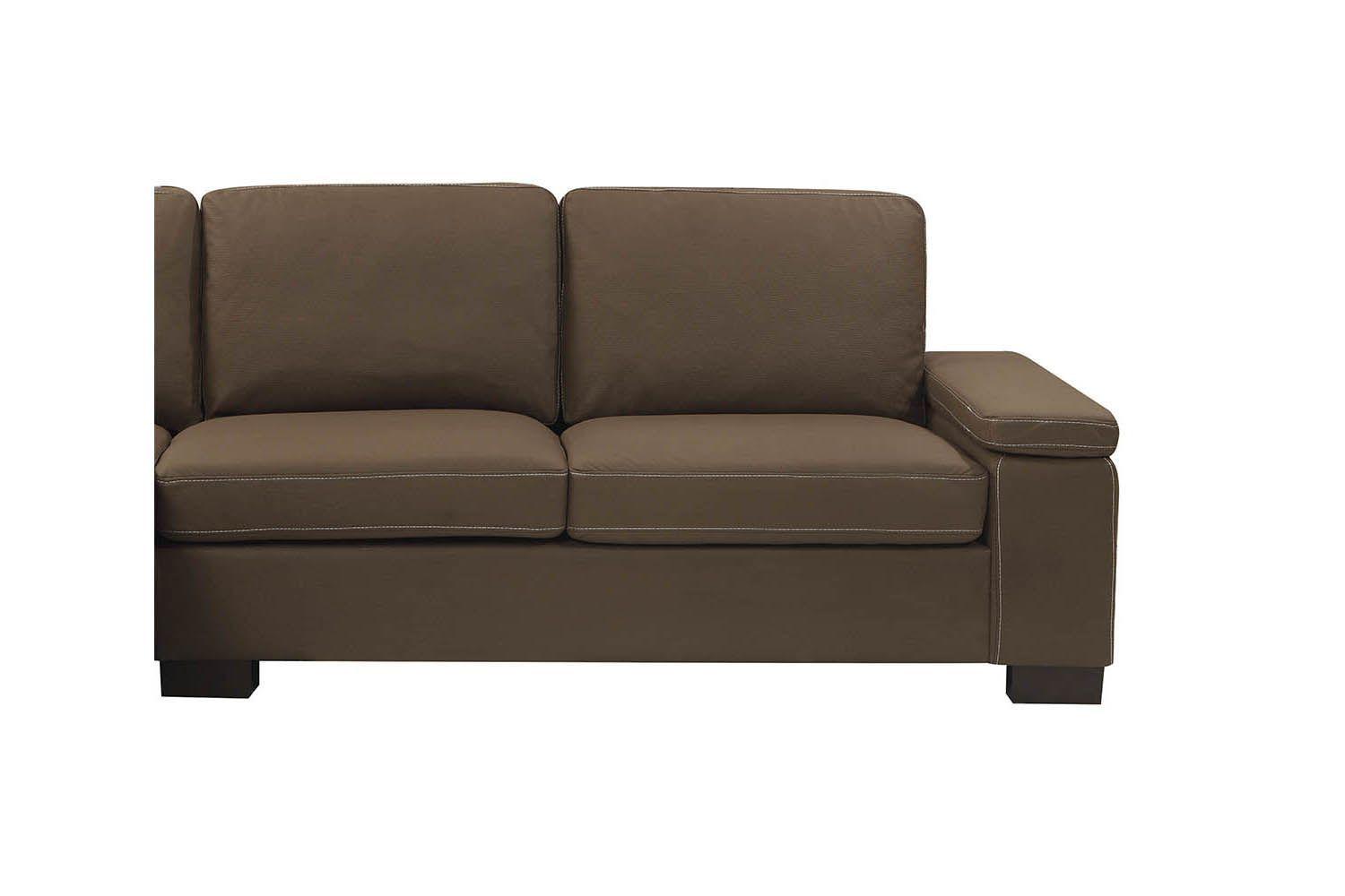 Sofá seccional izquierdo Berna Café-2