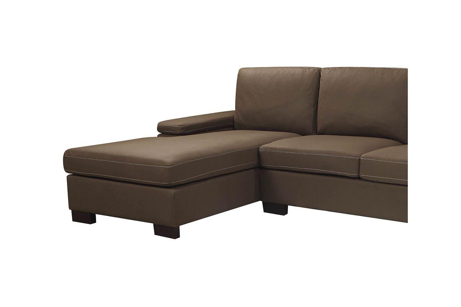 Sofá seccional izquierdo Berna Café-3
