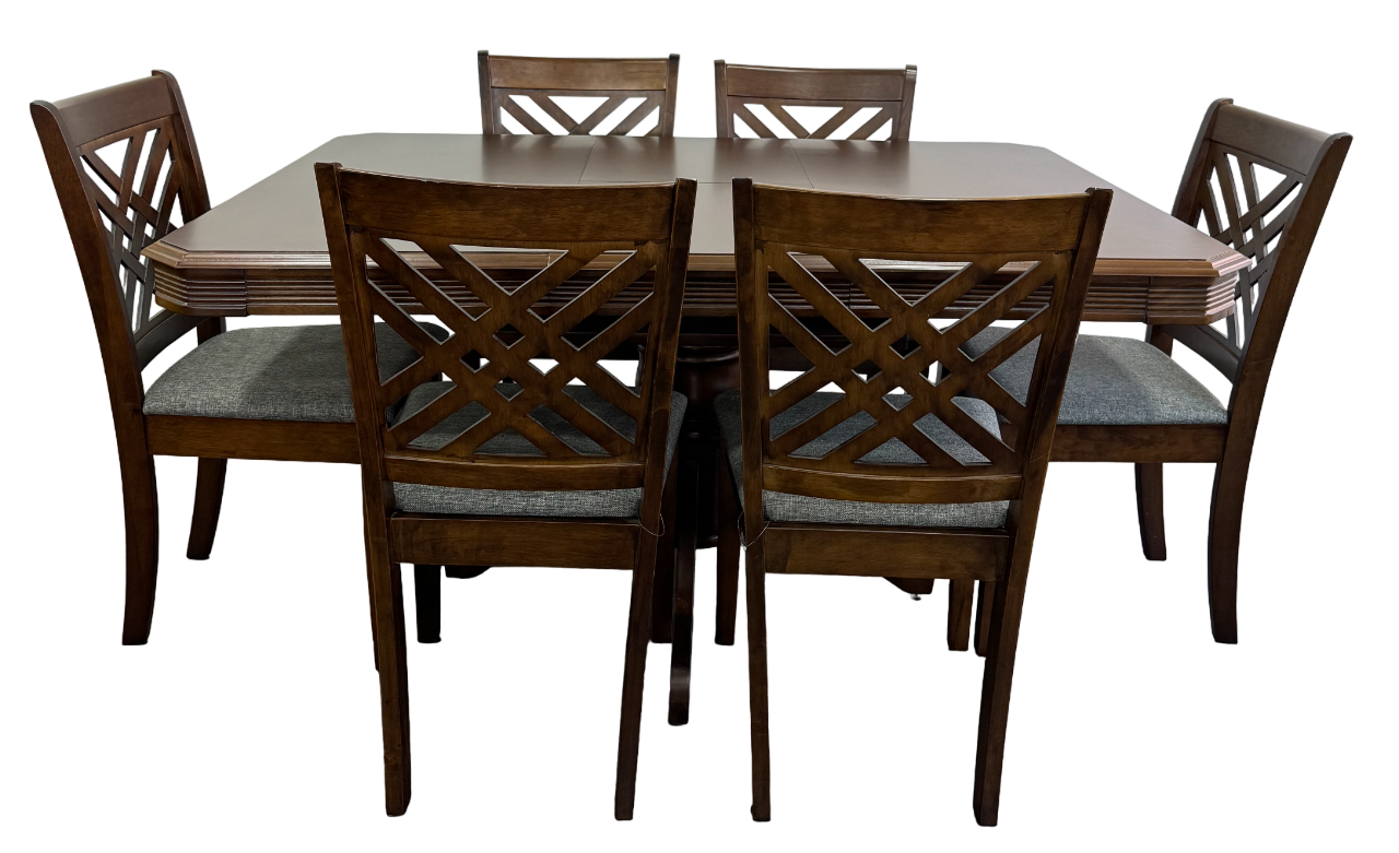 Juego de comedor City con extensión 6 sillas-5