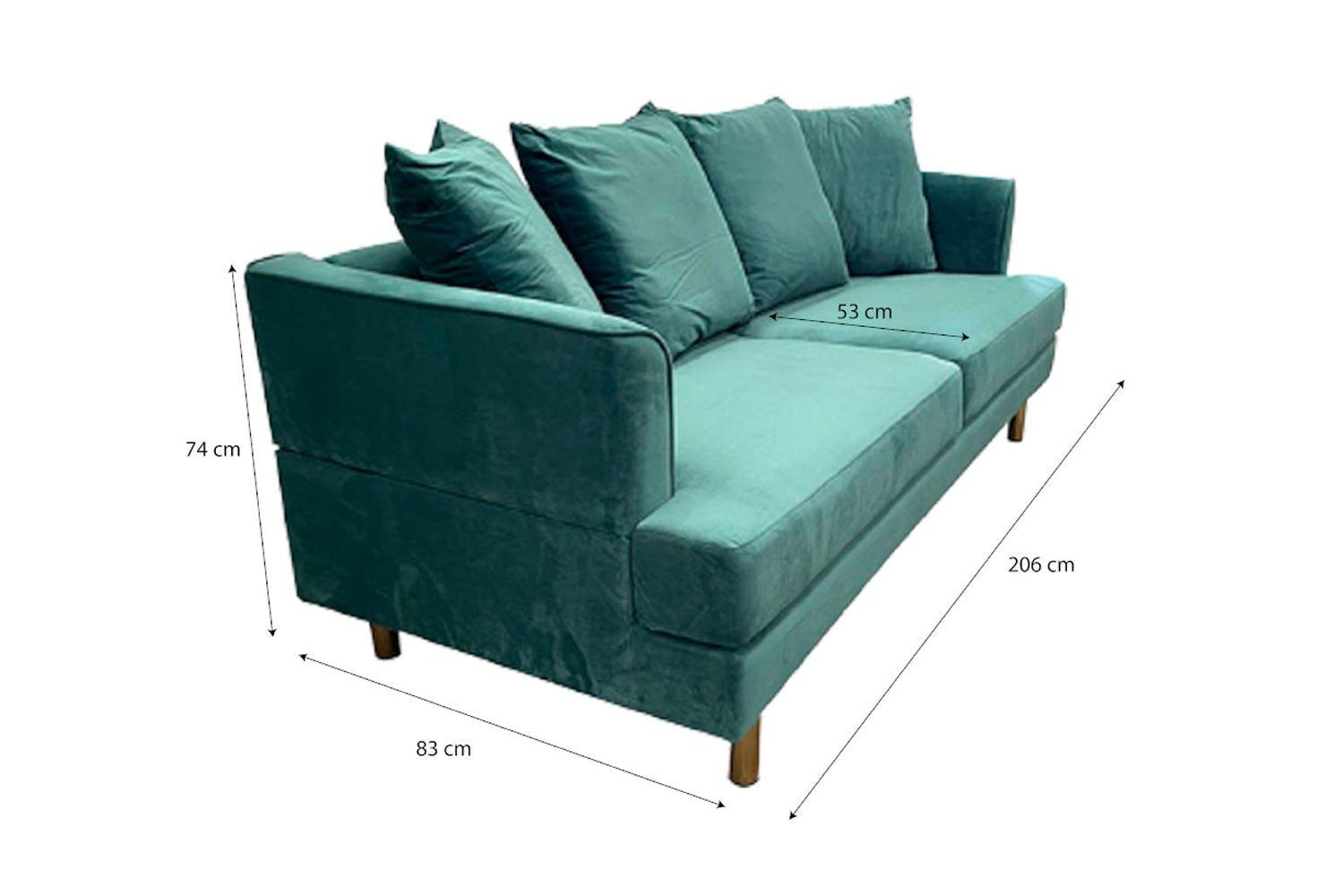 Sofá Estambul Verde 3C-5
