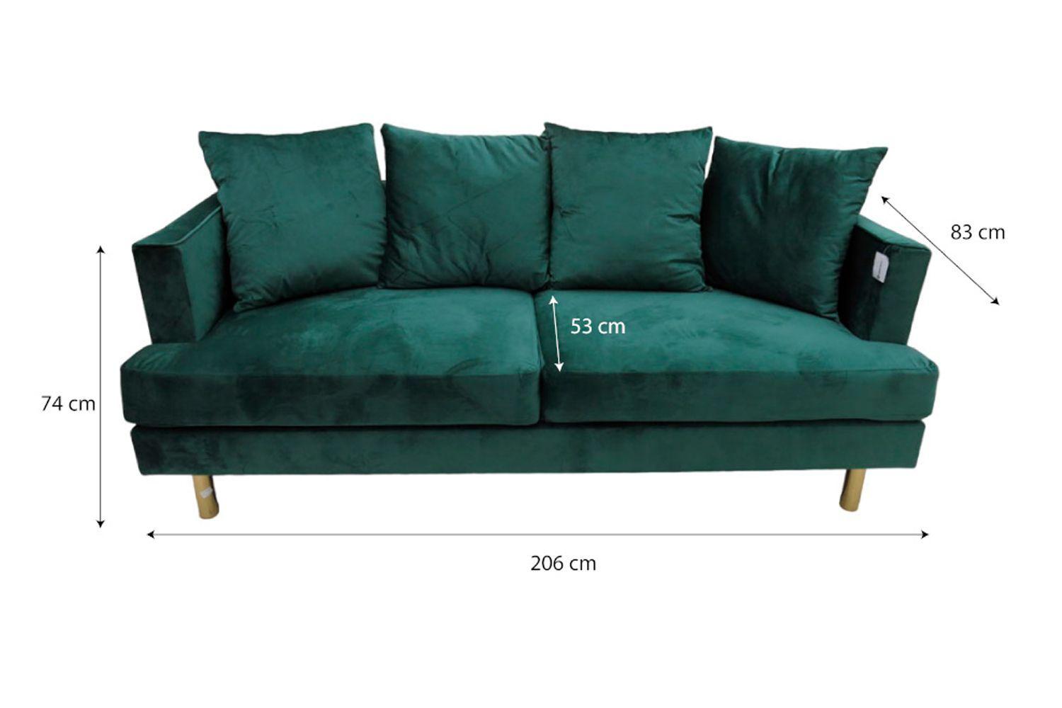 Sofá Estambul Verde 3C-6