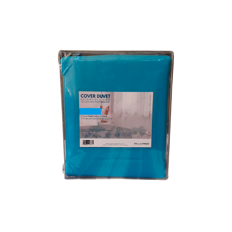 FUNDA PLUMÓN REVERSIBLE AZUL OSCURO/CELESTE SUPER KING-0