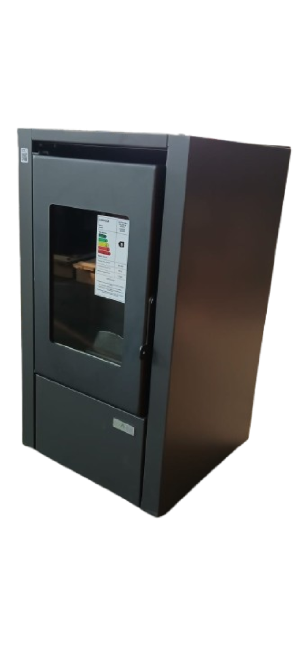 Estufa A Pellet 5,8kw 65m2 Ecoheat Modelo Mignon Italiana-2