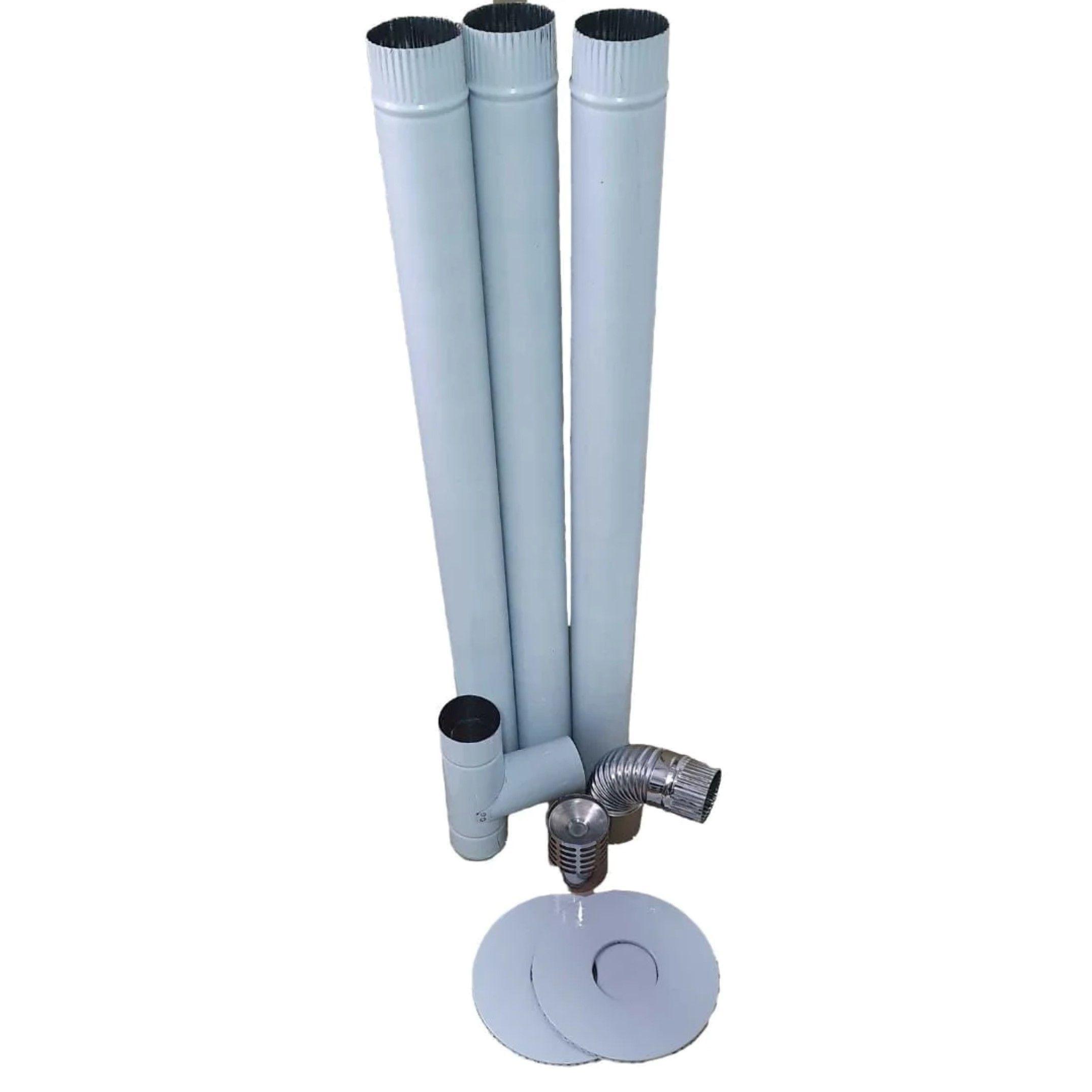 ESTUFA PELLET CADEL + KIT INSTALACION MURO INTERIOR-4