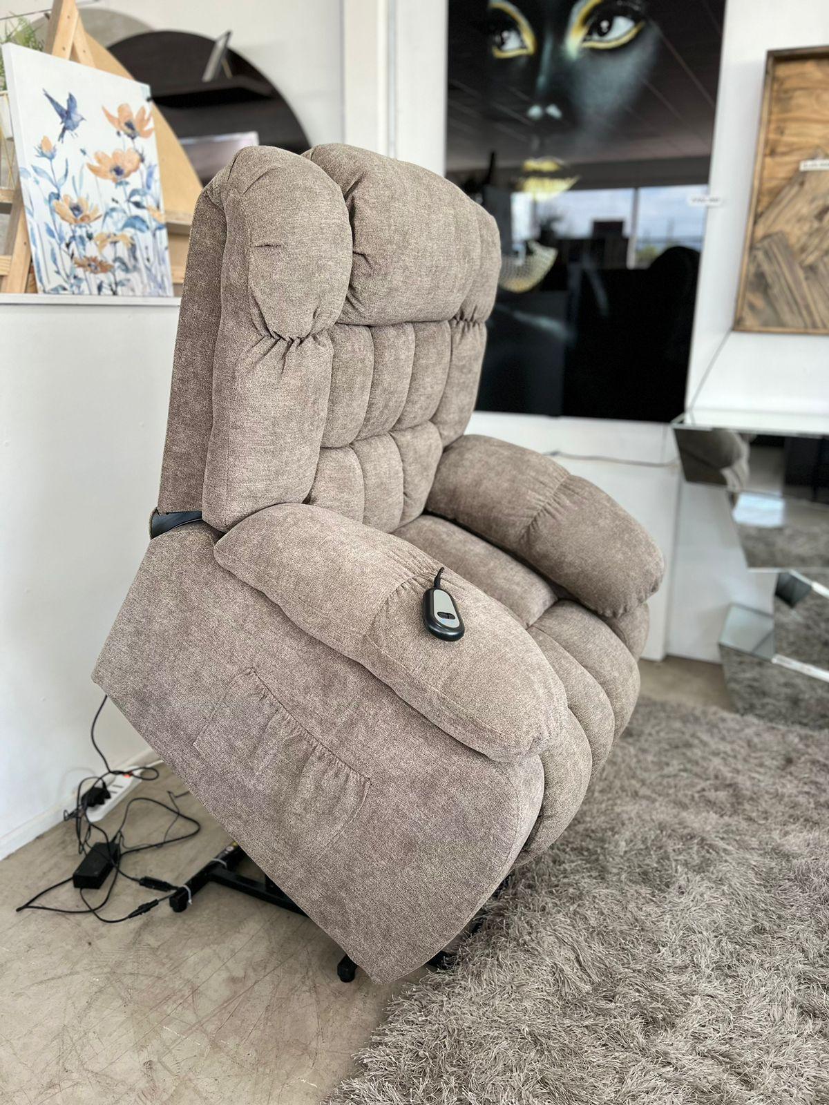 Berger Reclinable Eléctrico Lift + Masaje All Body Café Paradise 8413LH-3