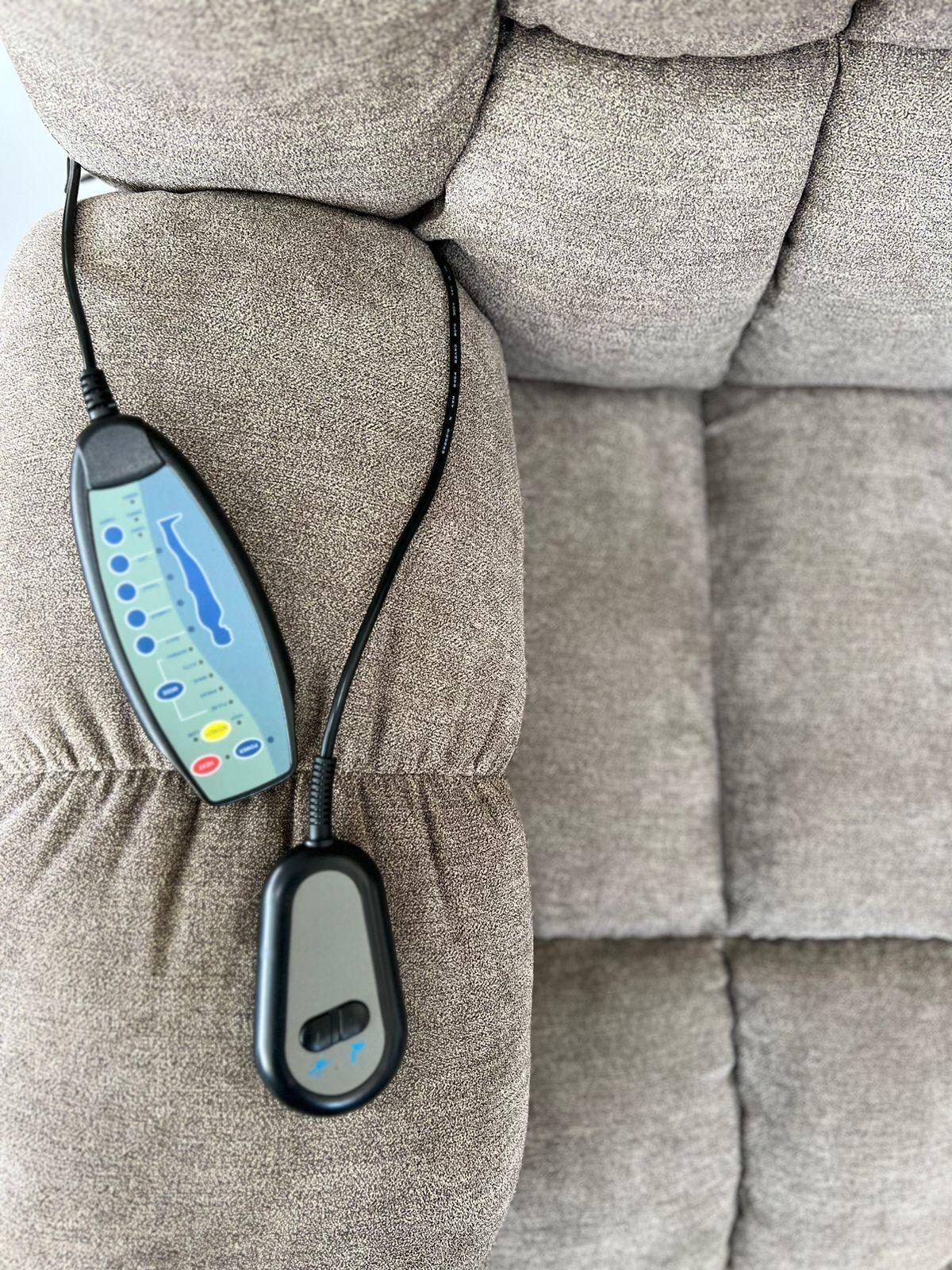 Berger Reclinable Eléctrico Lift + Masaje All Body Café Paradise 8413LH-5