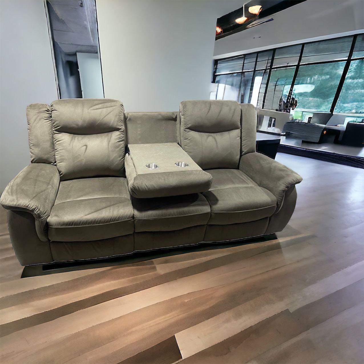SOFA 3 CUERPOS RECLINABLE VULCANO TELA-3