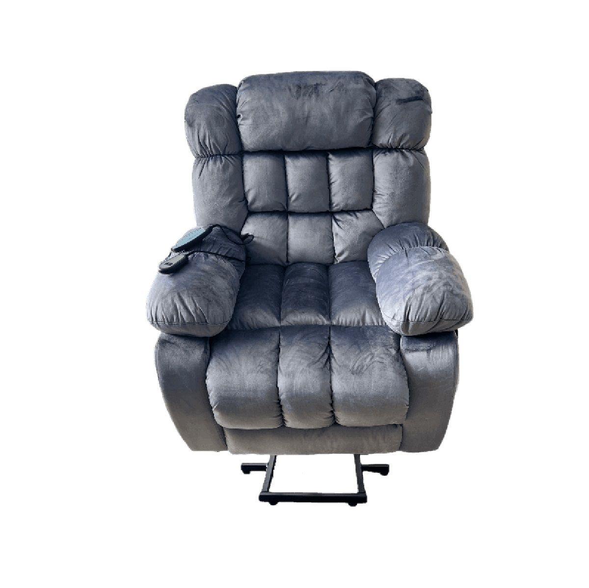 Berger Reclinable Eléctrico Lift Gris Paradise 8413ML-1
