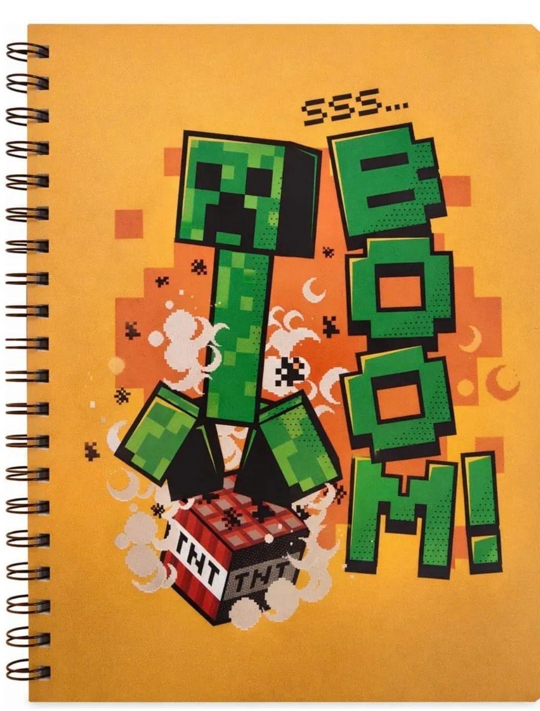 pack 5 cuadernos Minecraft 100 hojas universitario-5