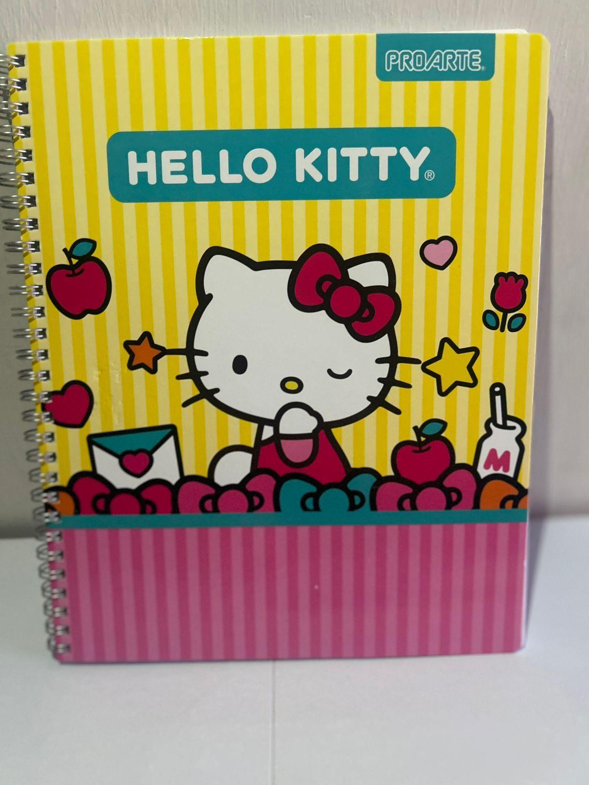pack 10 cuadernos universitario proarte hello kitty-2