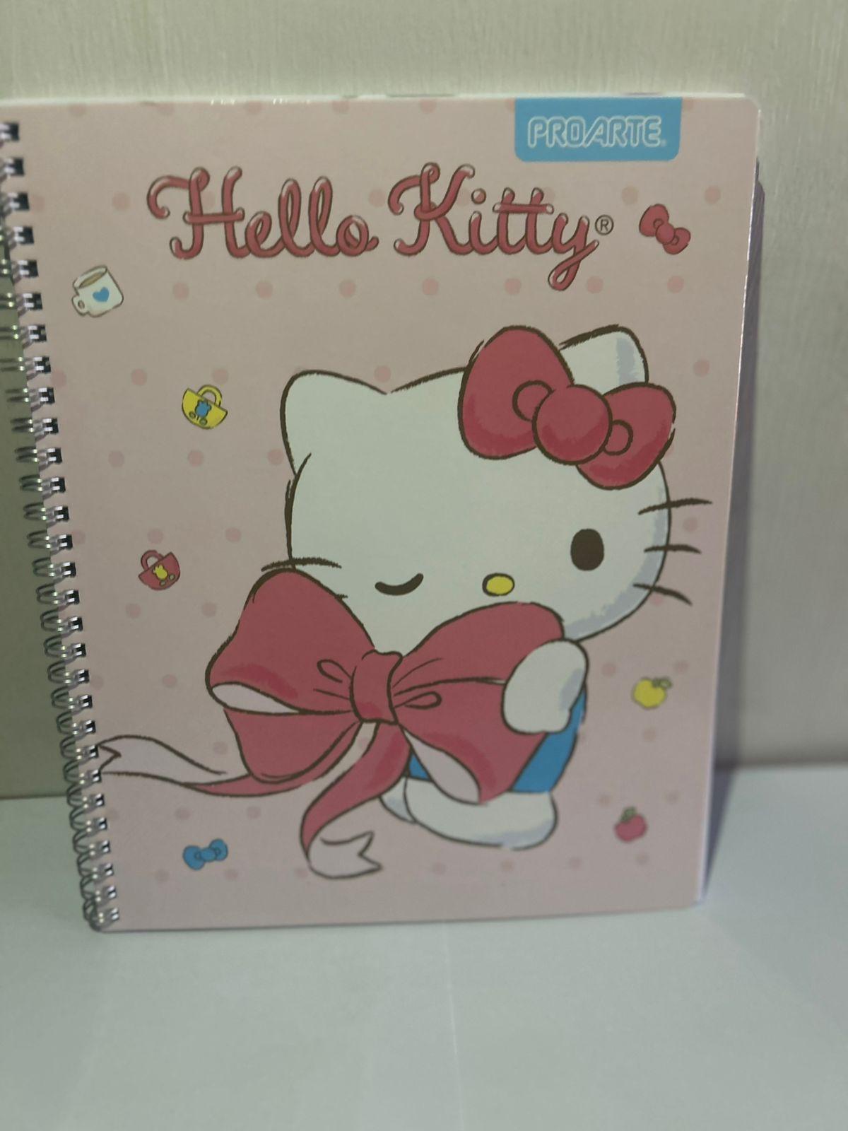 pack 10 cuadernos universitario proarte hello kitty-6