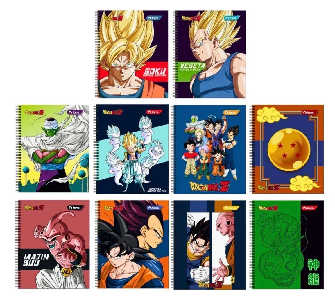pack 10 cuadernos universitario Dragon Ball torre-8