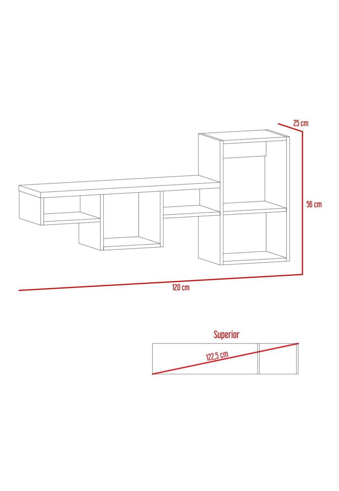 COMBO OFFICE 28 ESCRITORIO + REPISA - HABANO-2