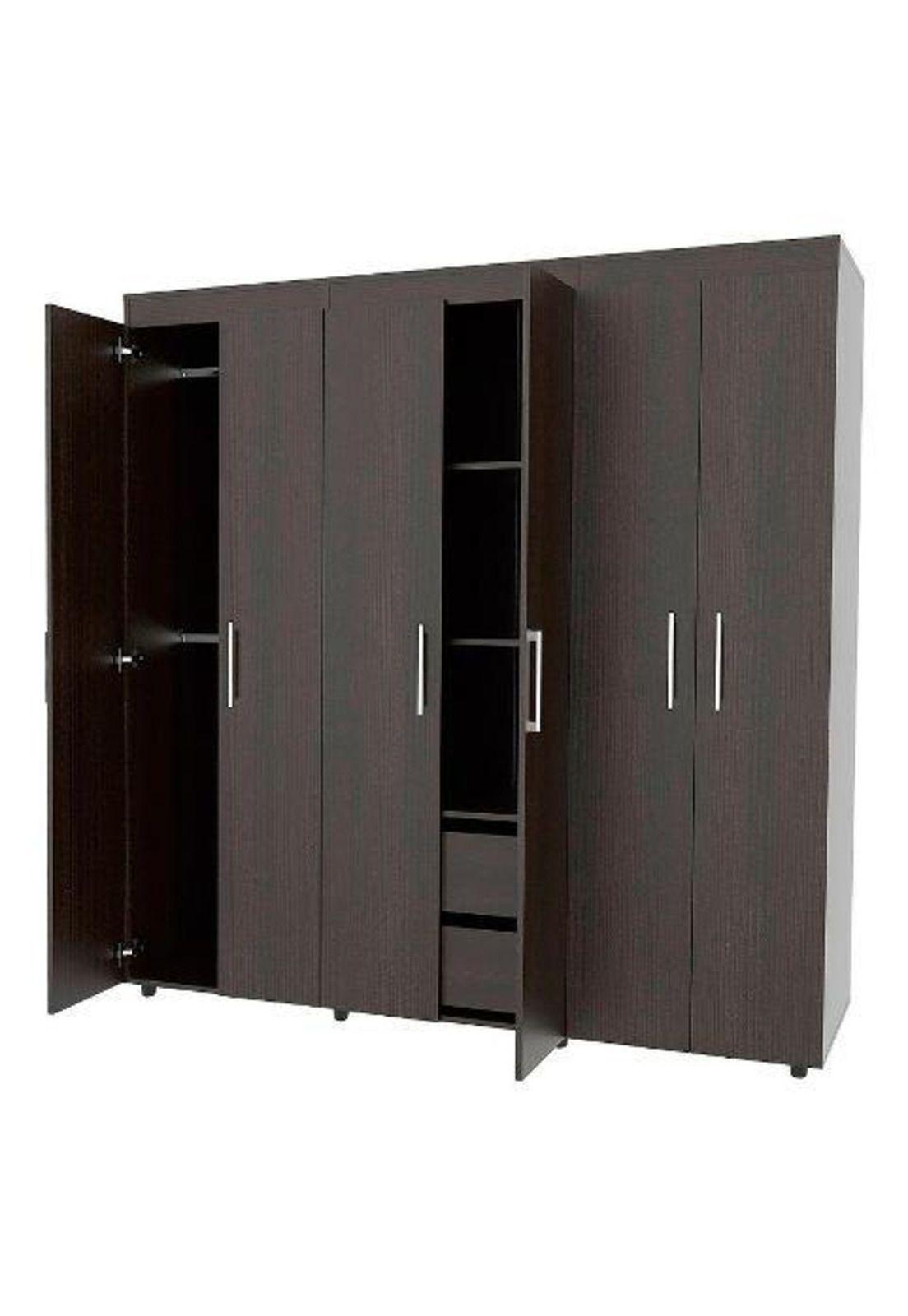 Closet 6 Puertas/2 Cajones 181x180cm-1