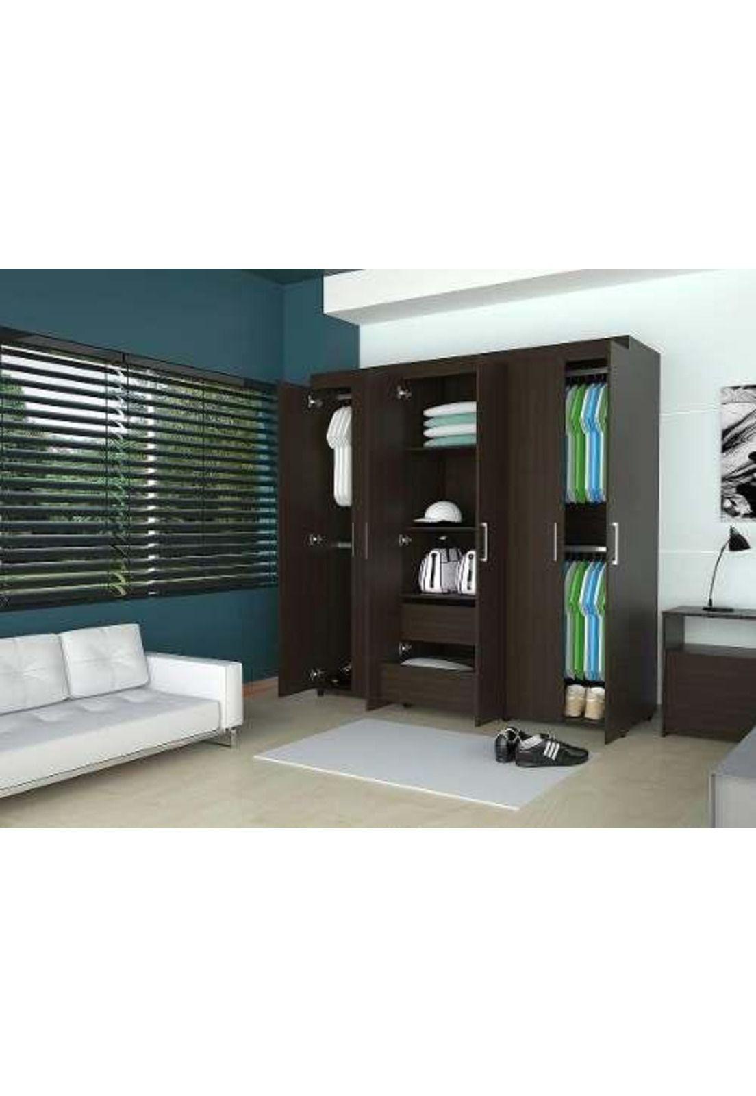Closet 6 Puertas/2 Cajones 181x180cm-4