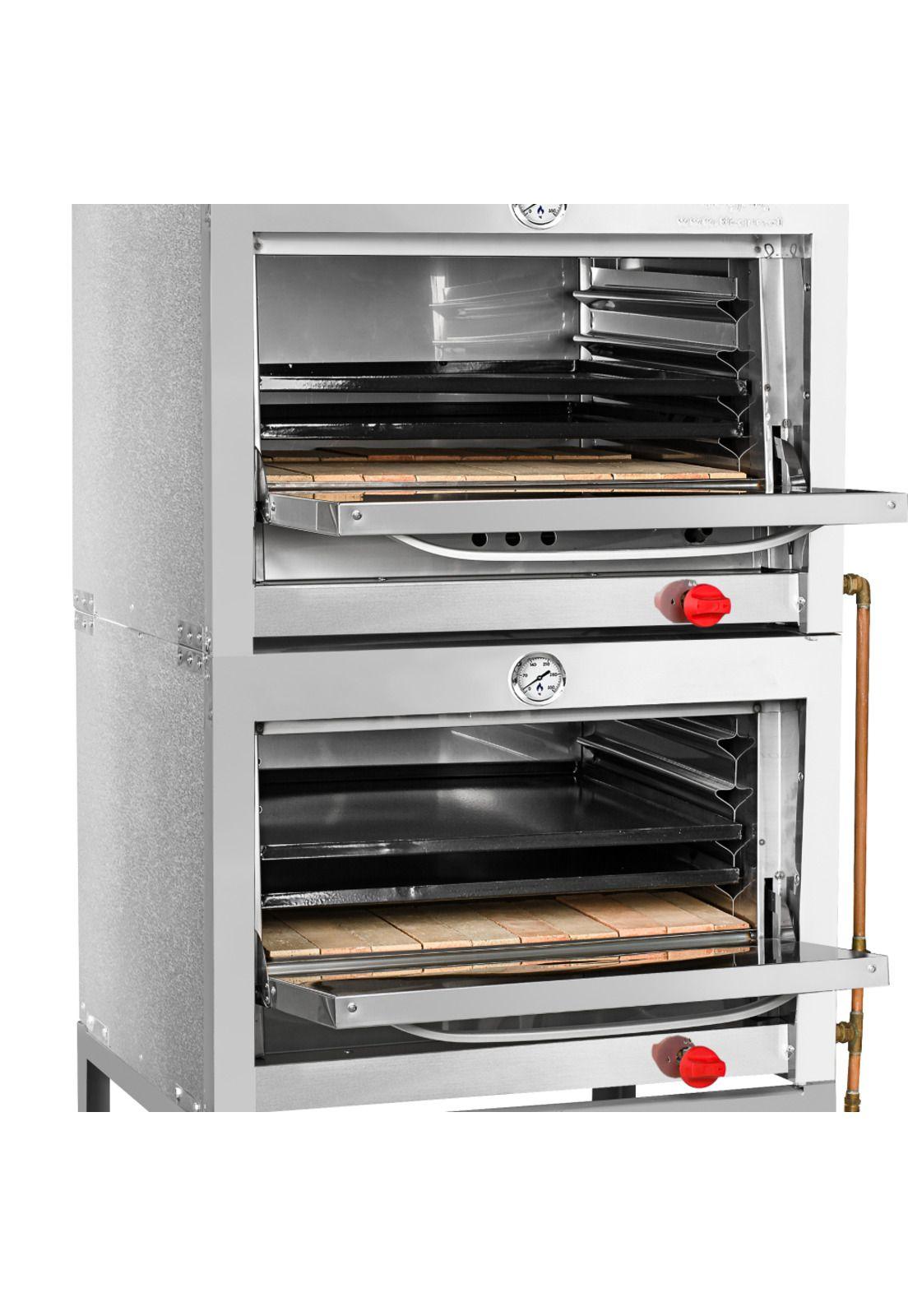 Horno 2 cámaras Inoxidable 58x65_GLP Ticgas-2