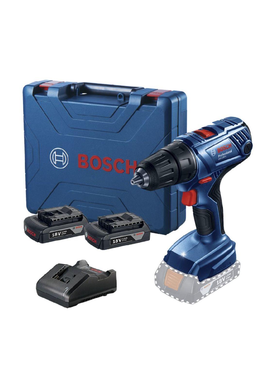 Taladro/Atornillador 18V Gsr 180-Li+2 Baterias De 1,5 Ah Litio+Cargador Gal 18V-20 Professional+Maletin De Transporte Bosch-0