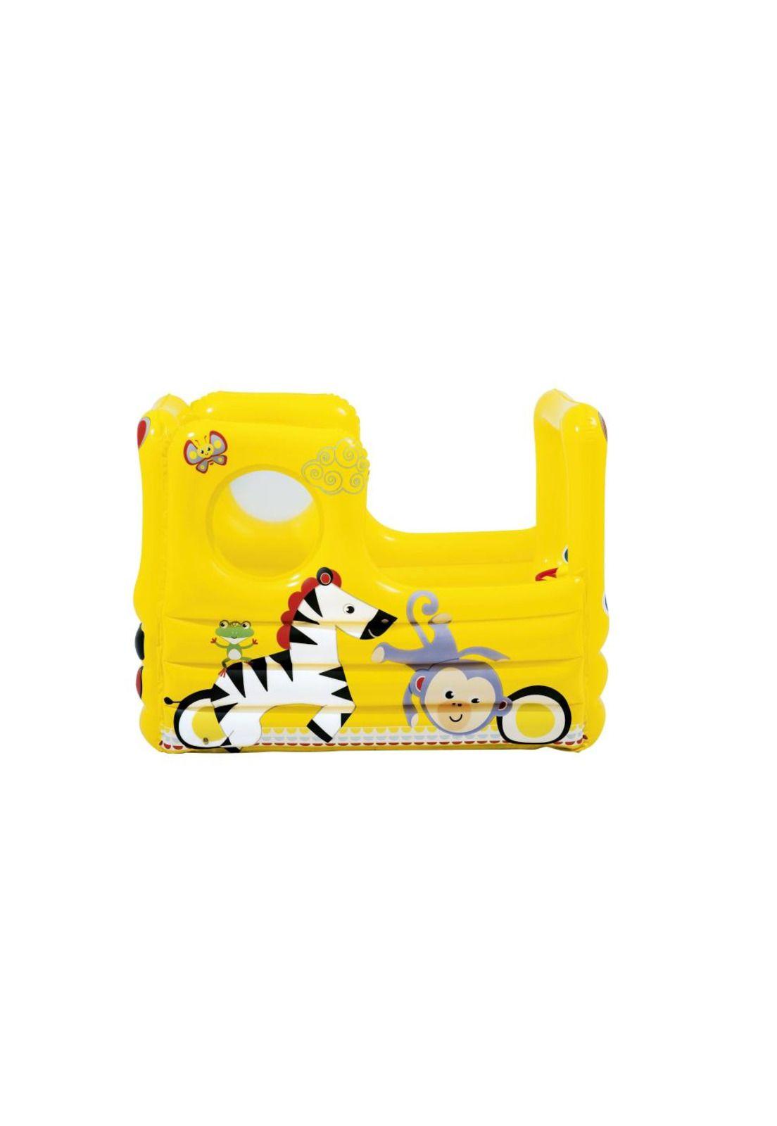 PISCINA DE PELOTAS INFLABLE FISHER PRICE BUS ESCOLAR-2