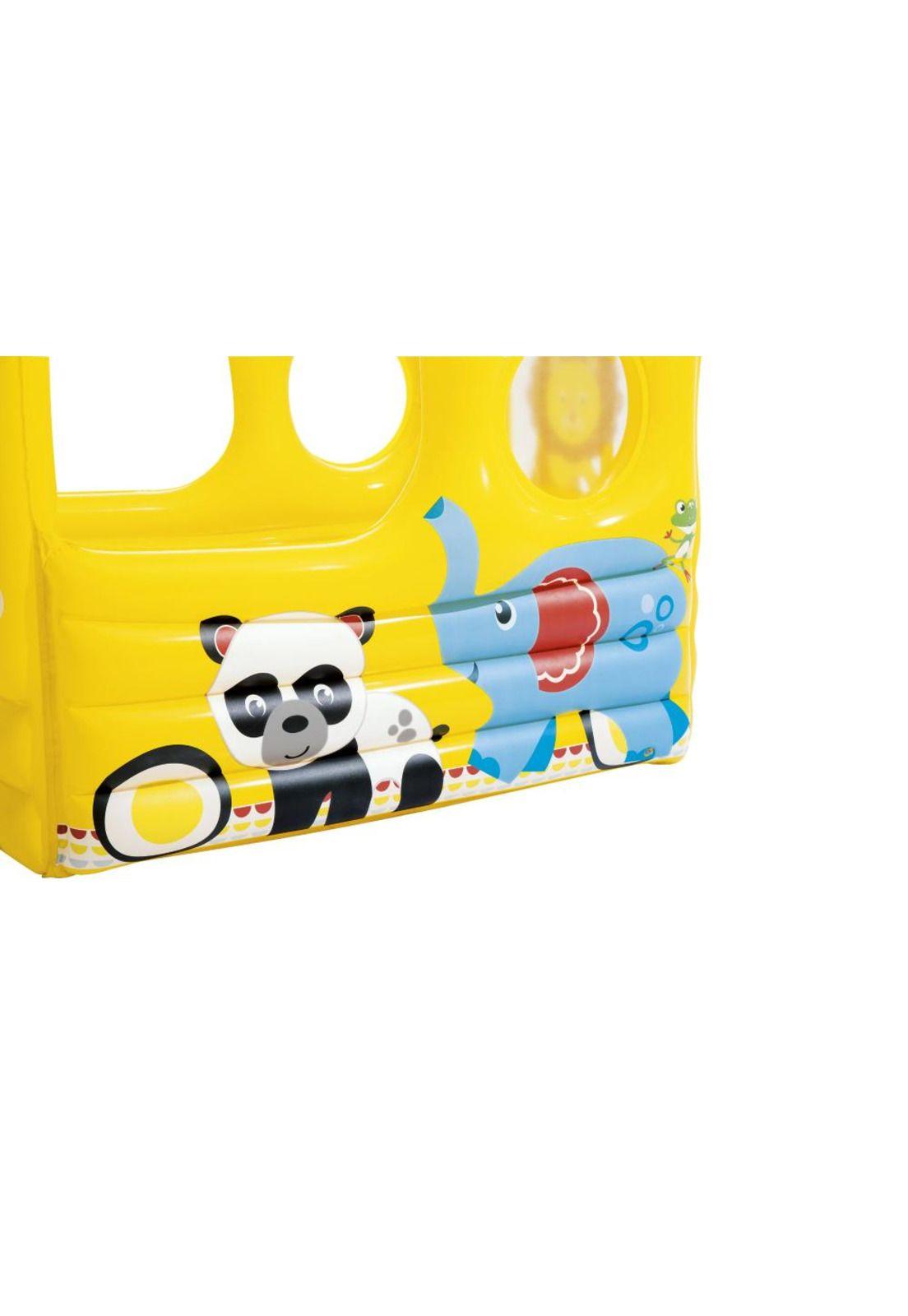 PISCINA DE PELOTAS INFLABLE FISHER PRICE BUS ESCOLAR-3