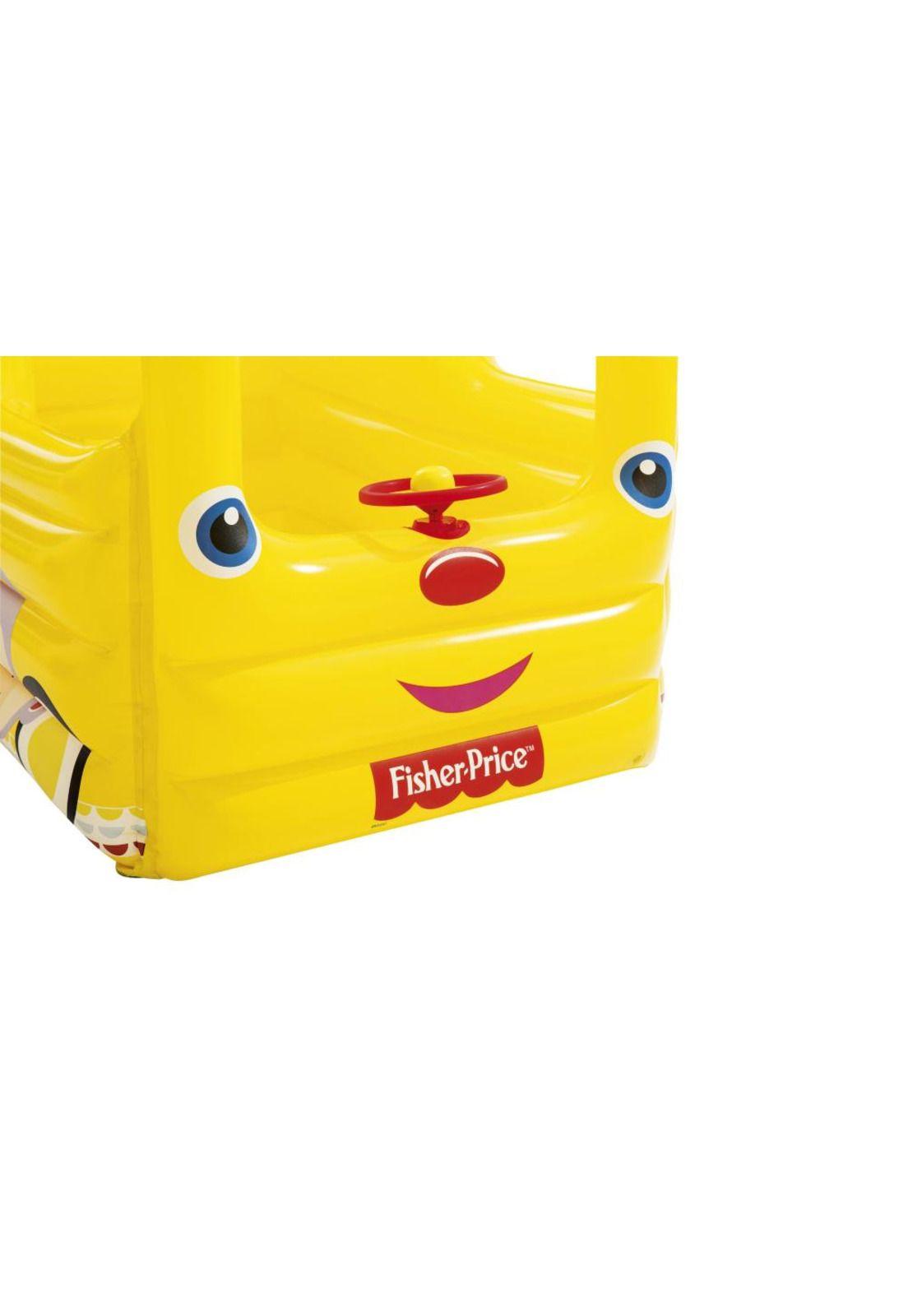 PISCINA DE PELOTAS INFLABLE FISHER PRICE BUS ESCOLAR-4