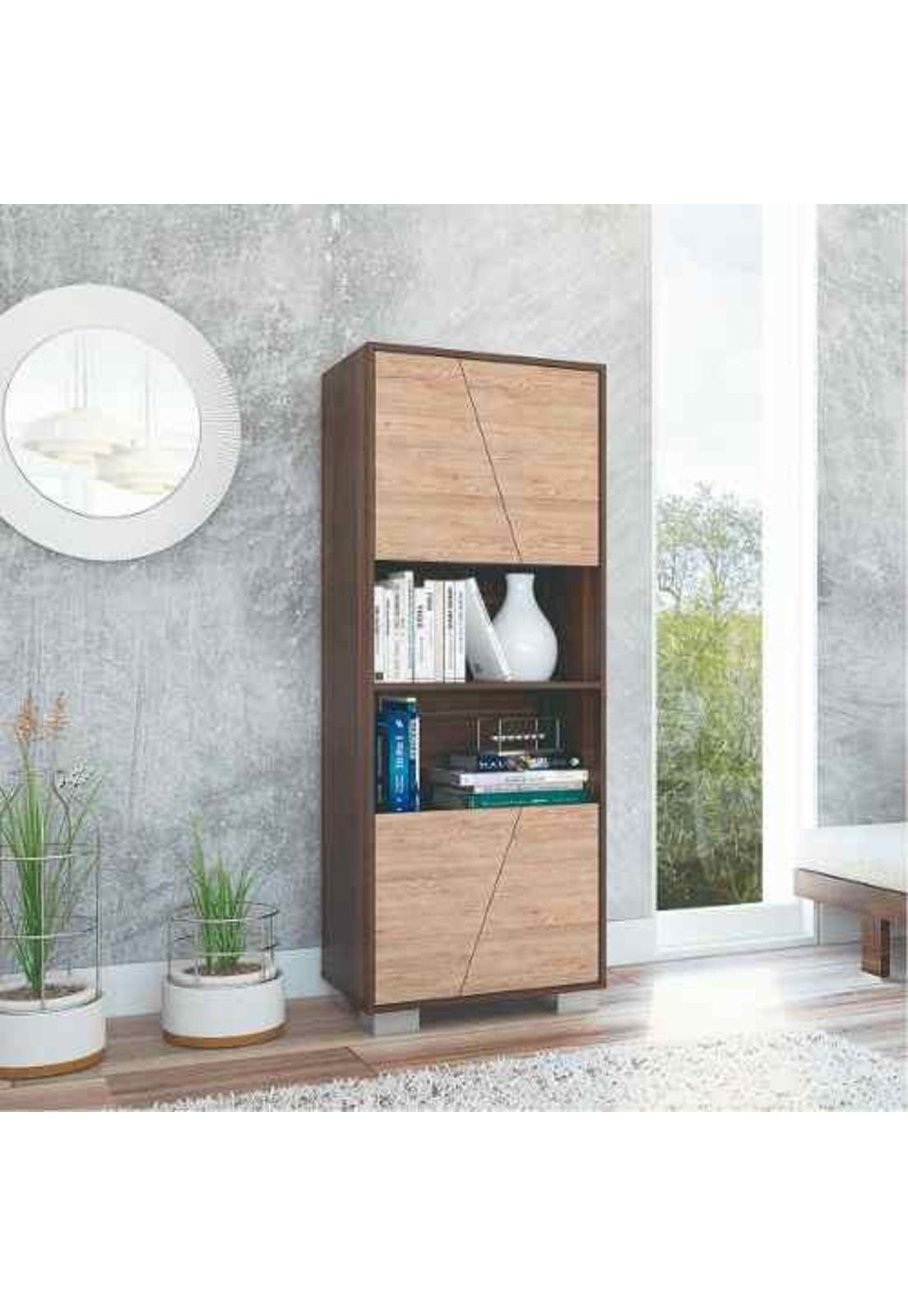 Biblioteca Habano/miel 154x60x38cm - Tuhome-3