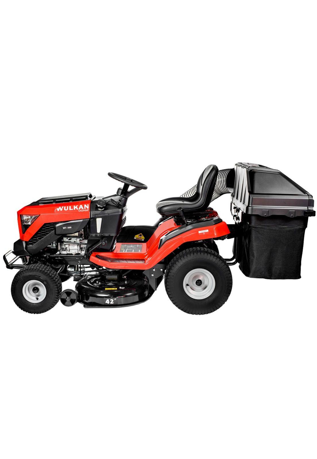 Tractor Cortacesped 19Hp Con Recolector 230Lts Wulkan-3