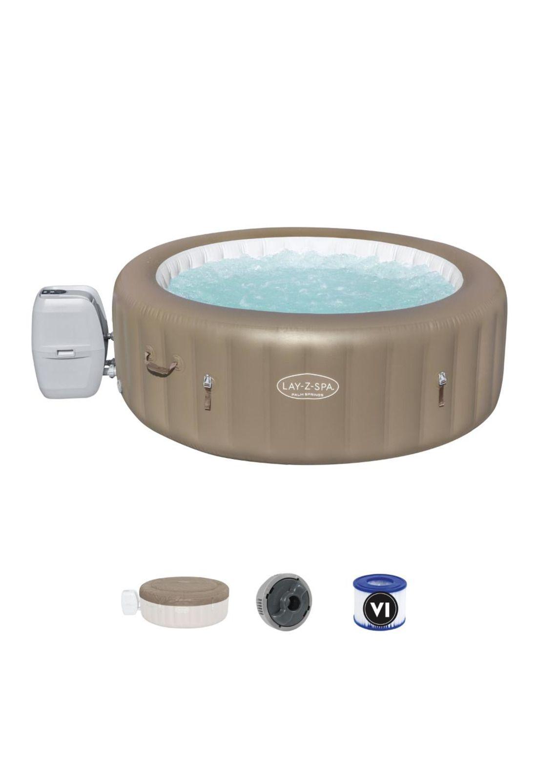 Spa Inflable Palm Beach Airjet Lay-Z-Spa 1.96m x 71cmm 6 Personas - 60017 - Bestway-1