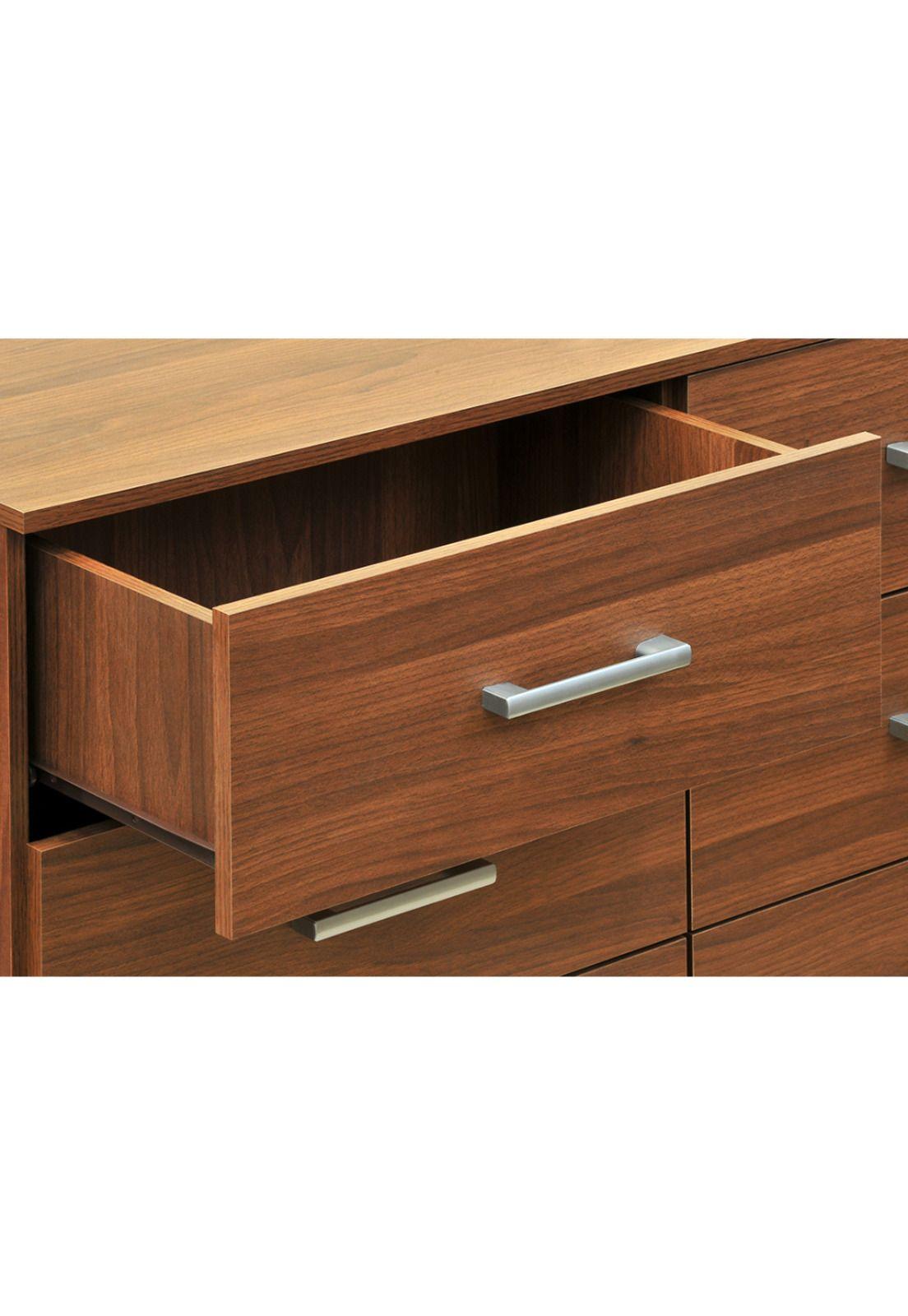 Mueble Cómoda 6 Cajones Ng Caj33M Nogal Mobikit-1