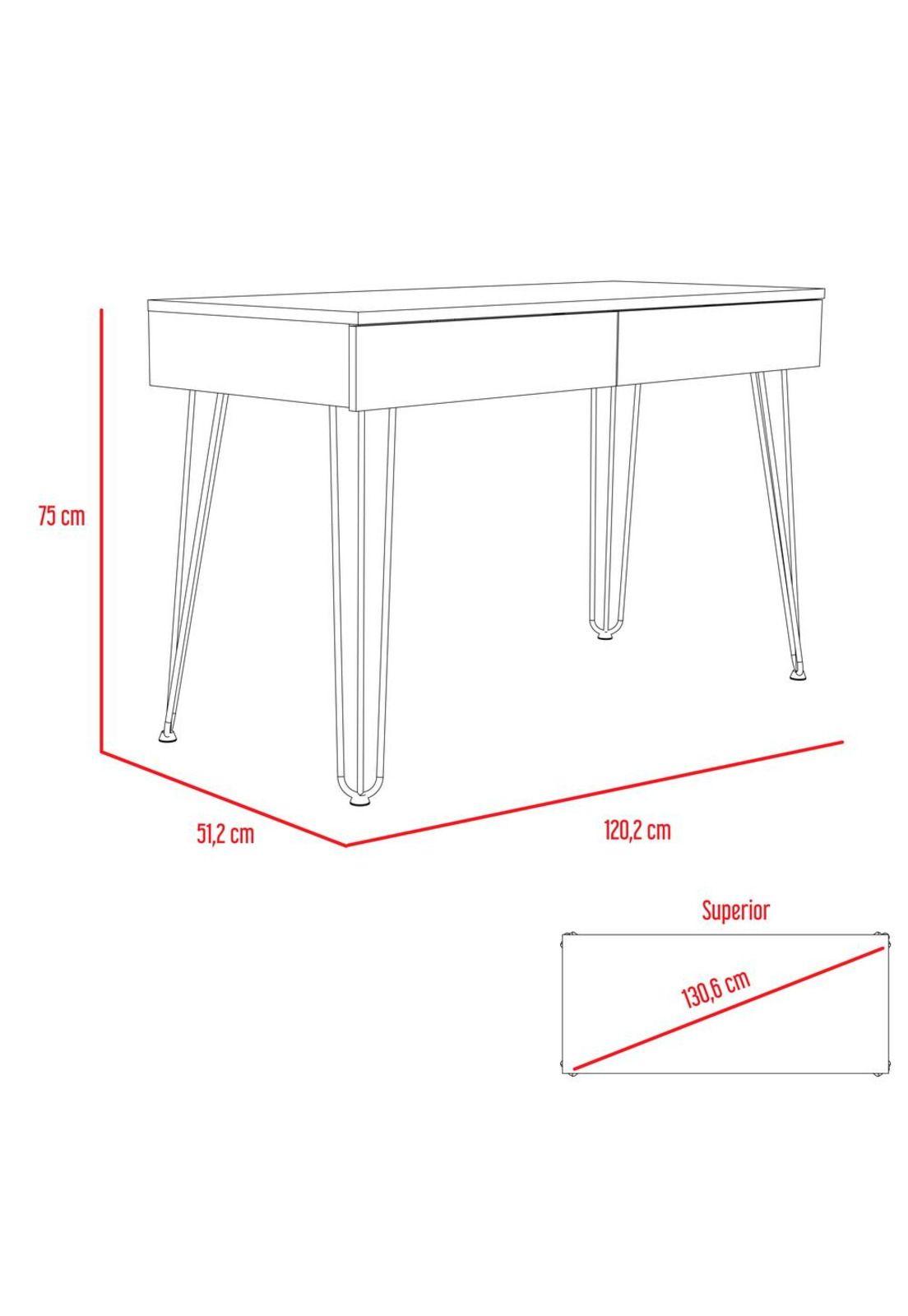 ESCRITORIO STAMFORD 2 CAJONES - WENGUE/DUNA-2