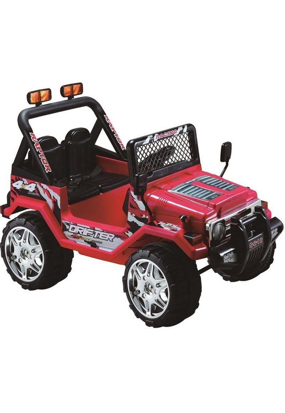 Jeep Doble Asiento Rojo-0