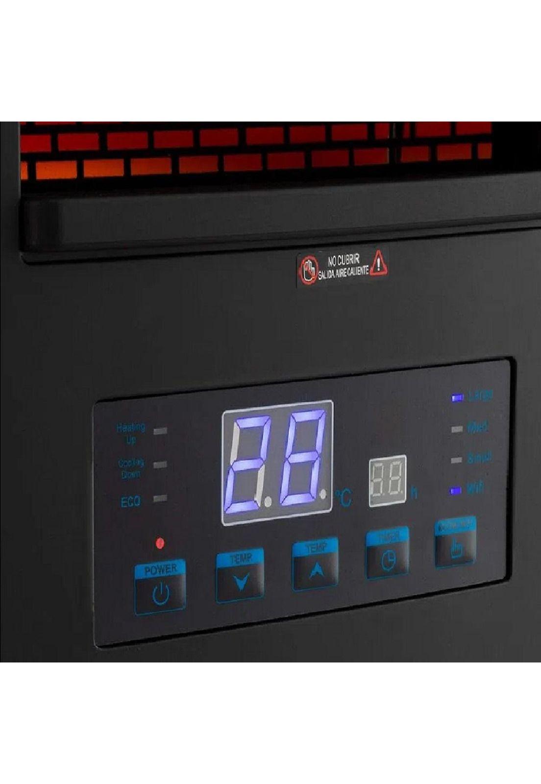 Estufa Eléctrica Ptc Infraroja 2 En 1 N - Thorben-3