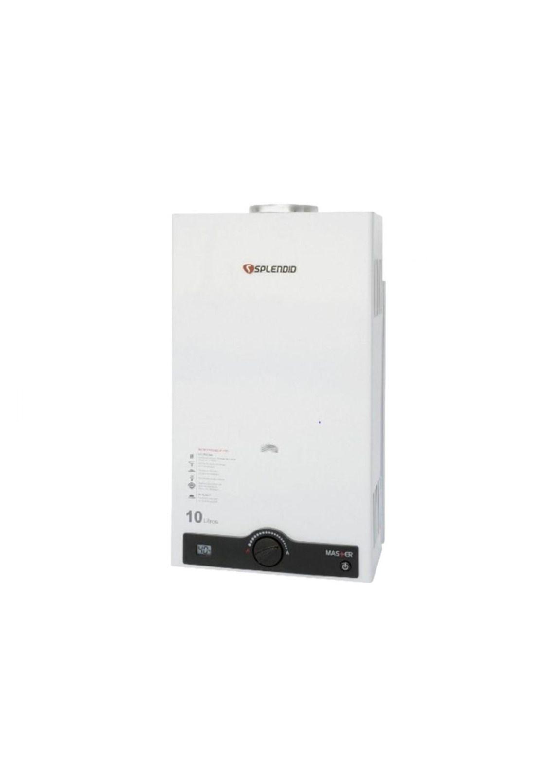 Calefon 10 Lts Ionizado Master Licuado Blanco Splendid-0