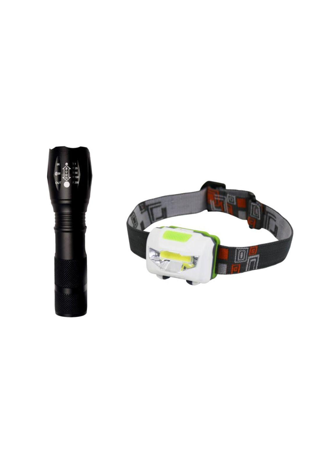 Combo Linternas De Cabeza + Linterna Led LX-H44AF230 Lynx Security-0