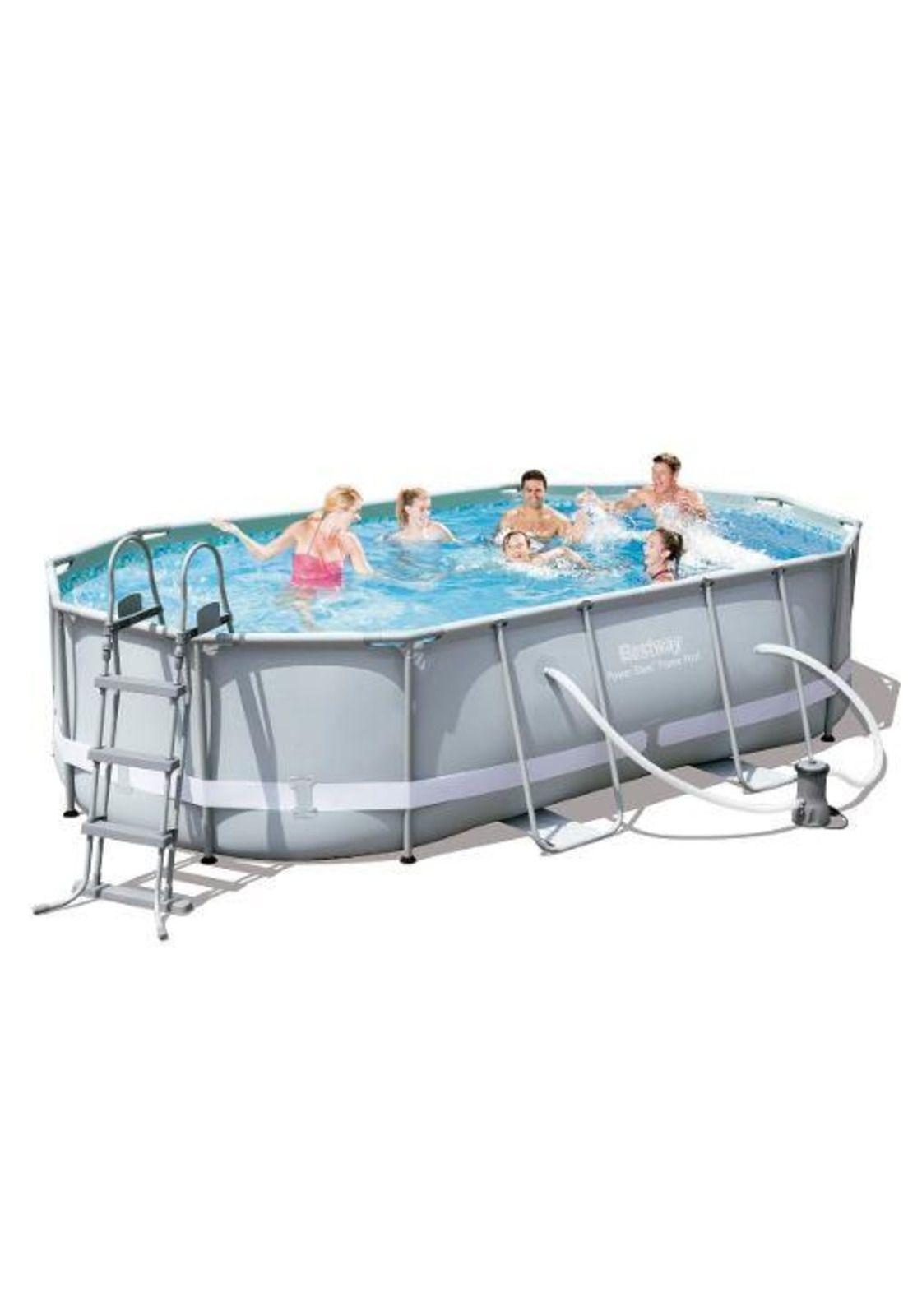 Piscina Ovalada 488x305x107 Cm Estructural - Bestway-0