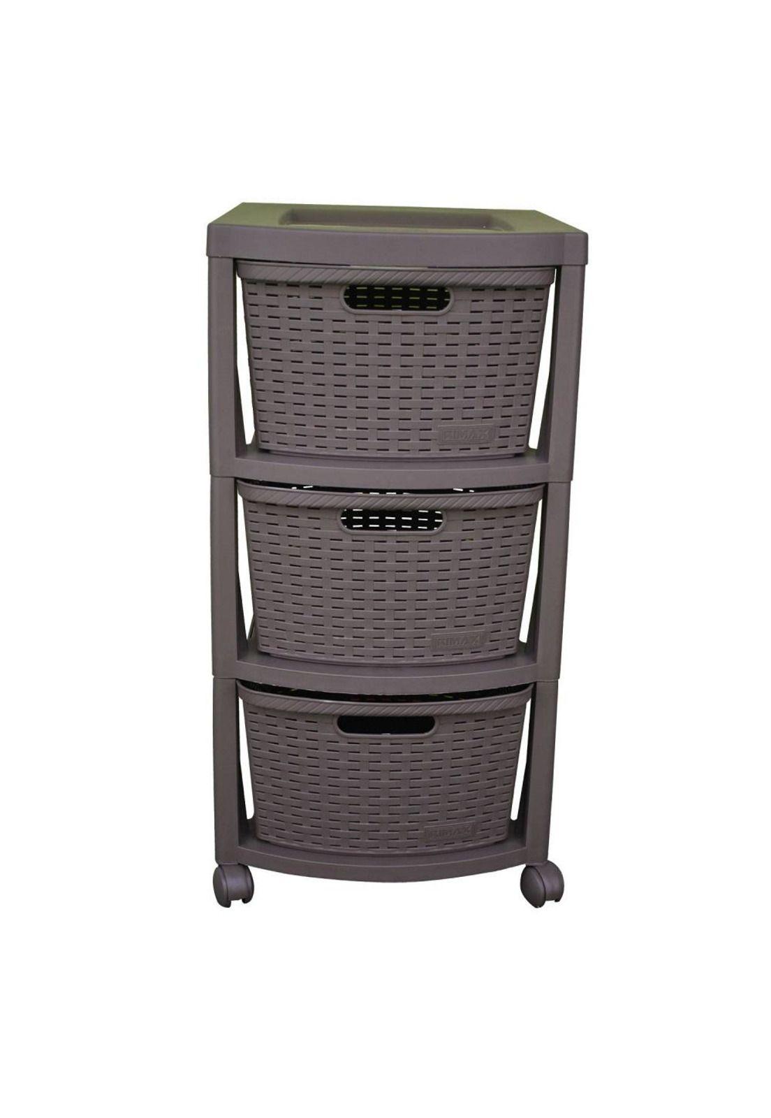 CAJONERO RATTAN 3 CAJONES RIMAX MOCA-2