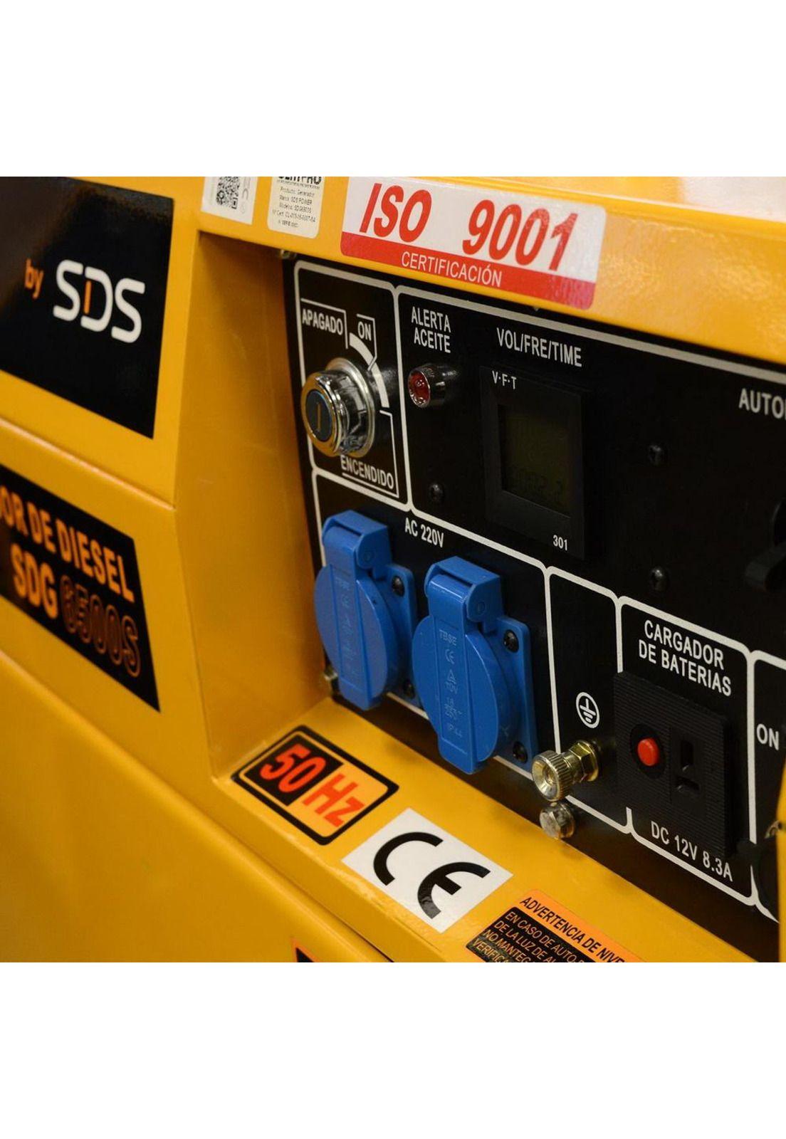 GENERADOR DIESEL 5.0kW SDG6500S-2