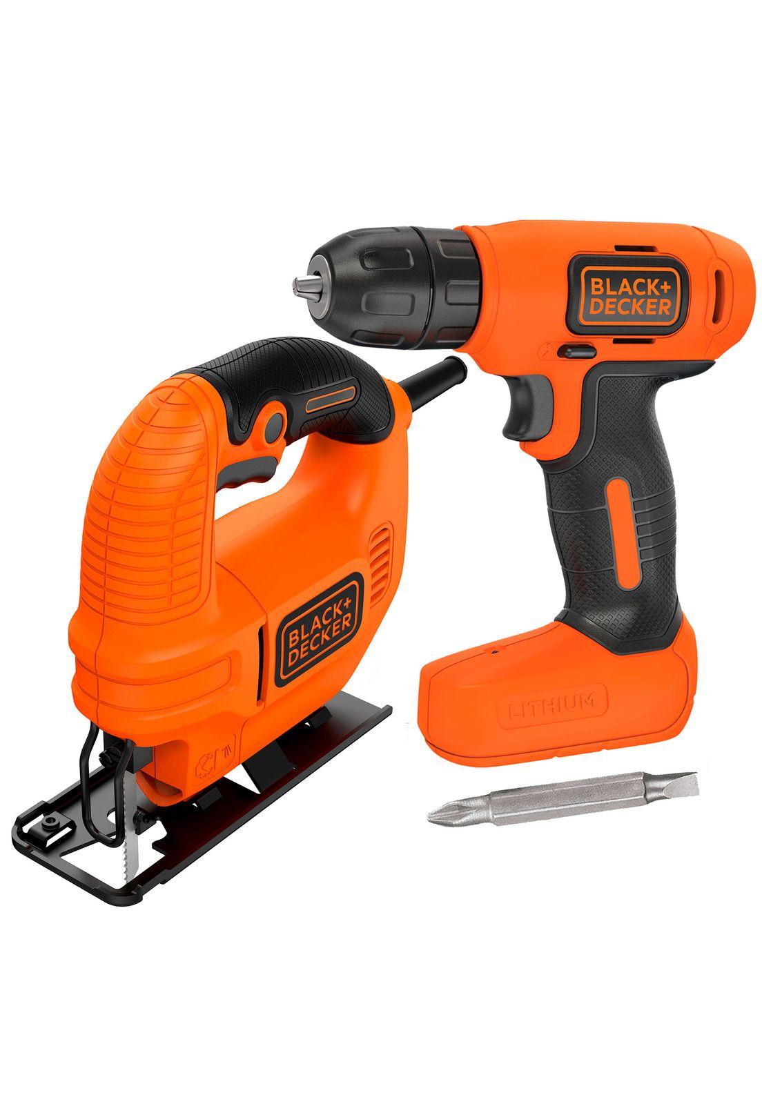 Taladro Atornillador 8V ION-LITIO + Sierra Caladora LD008-KS501 Black And Decker-0
