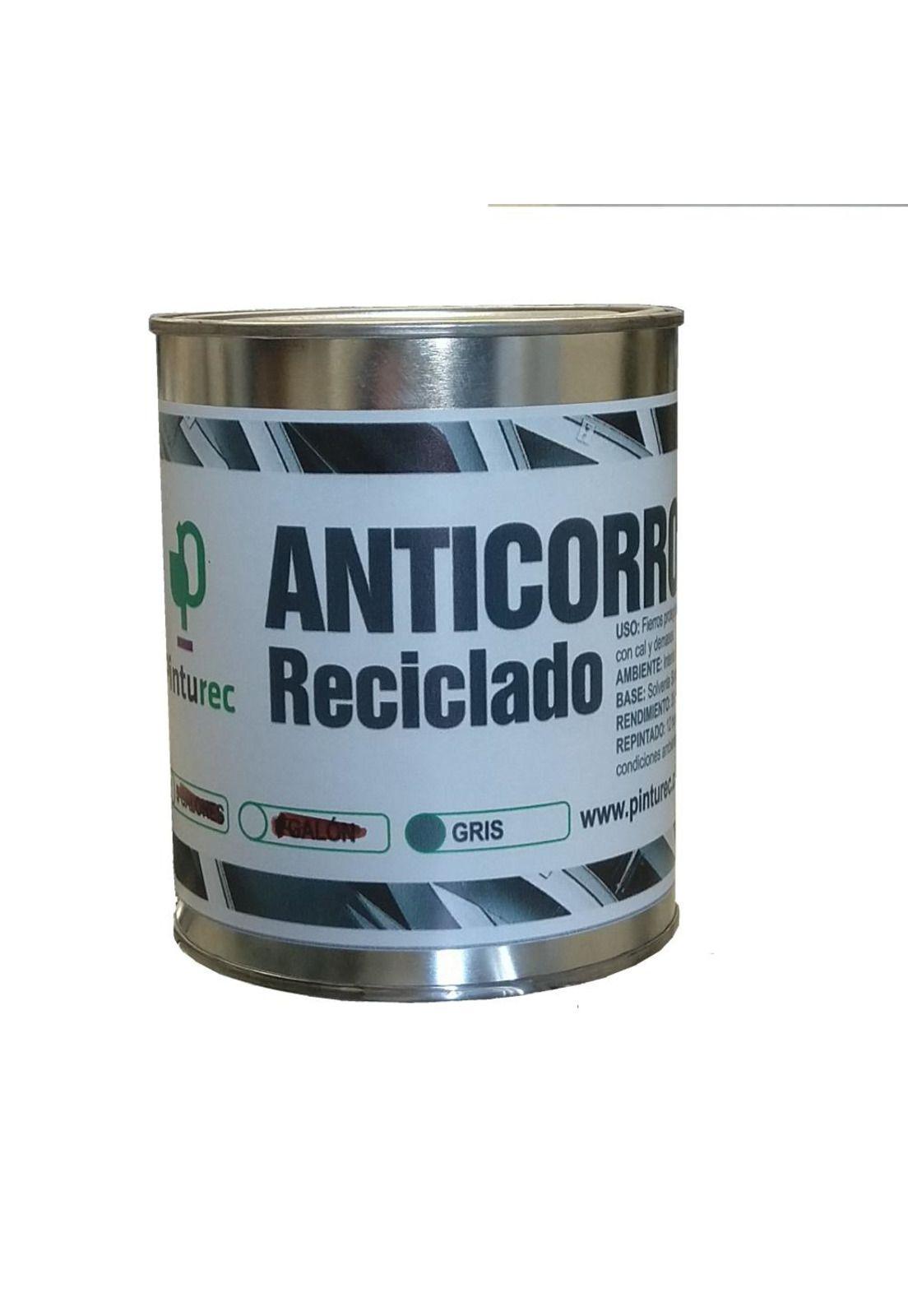 ANTICORROSIVO RECICLADO PINTUREC SATINADO GRIS 1/4G-0