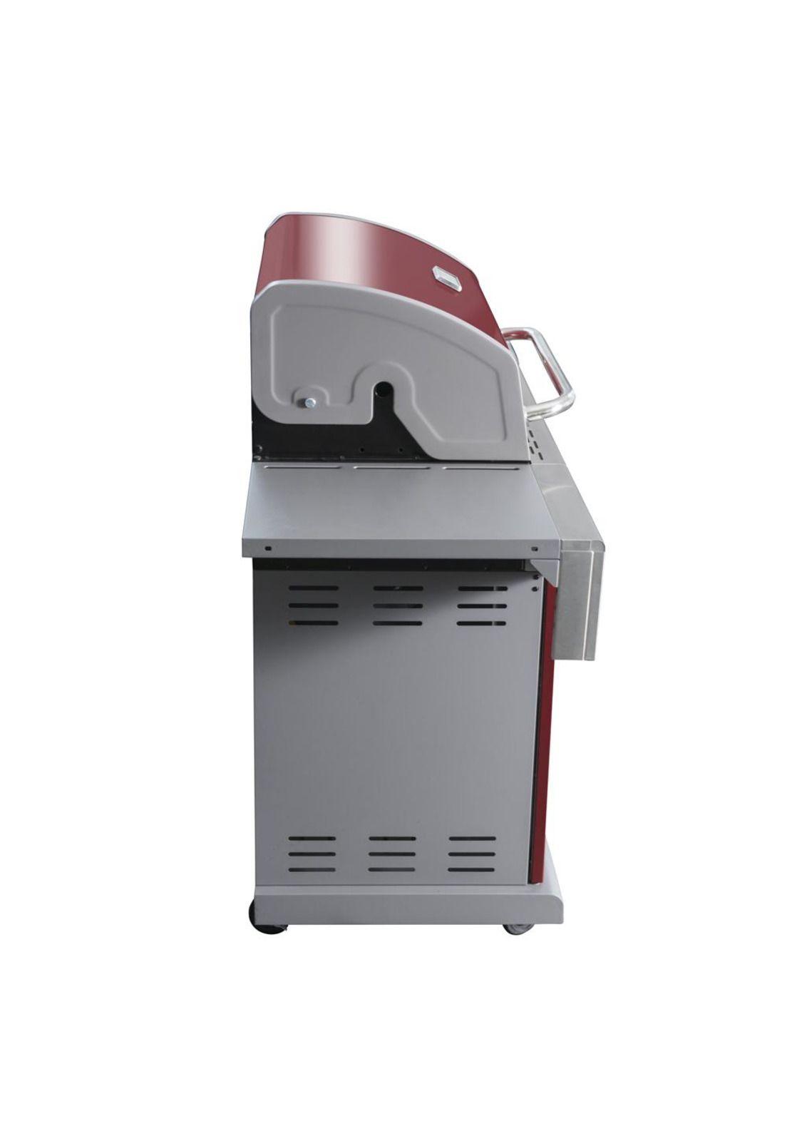 Parrilla Gas Texas Roja 4Q + Ql Infrarrojo Bbq401Gcir Bbq Grill-3