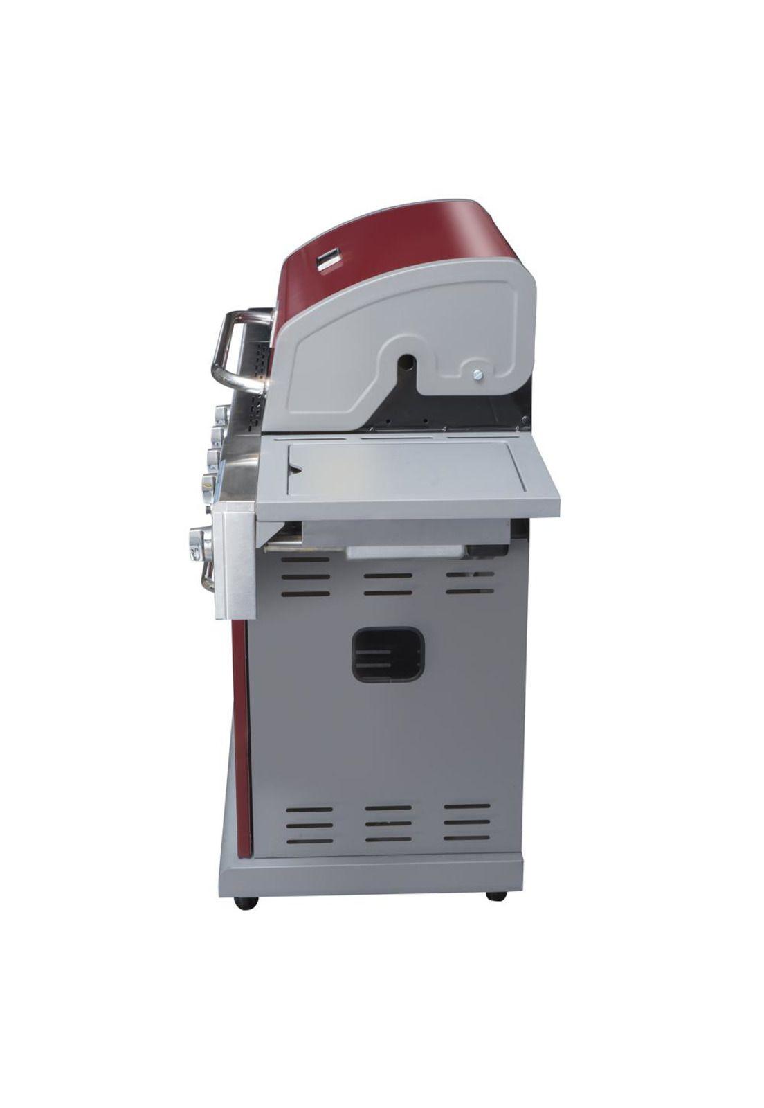 Parrilla Gas Texas Roja 4Q + Ql Infrarrojo Bbq401Gcir Bbq Grill-4