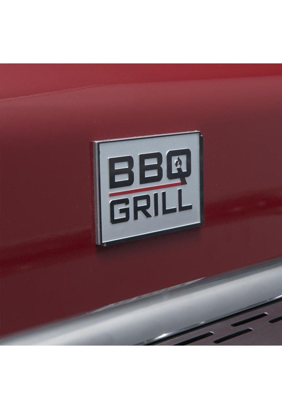 Parrilla Gas Texas Roja 4Q + Ql Infrarrojo Bbq401Gcir Bbq Grill-7