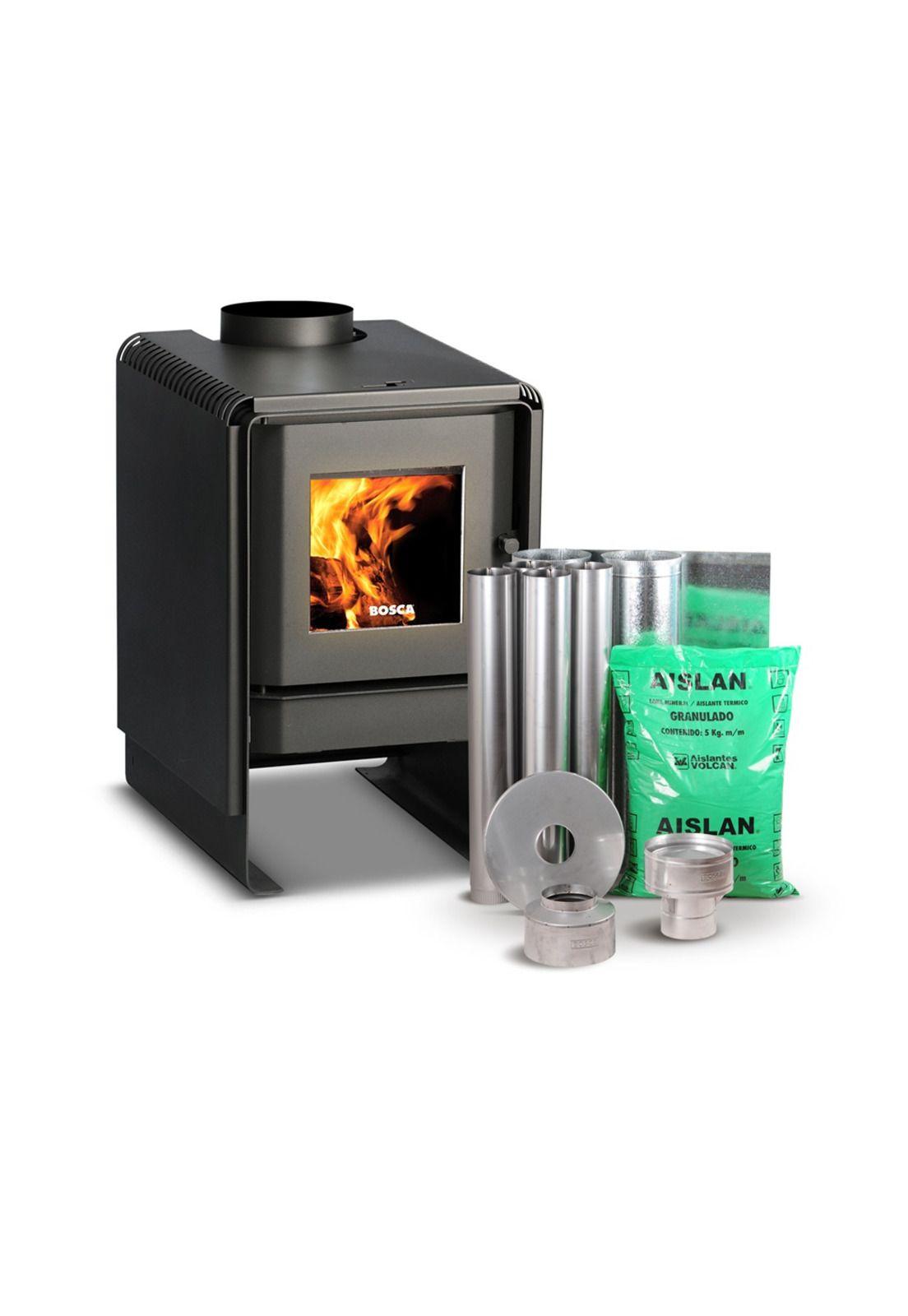Pack Estufa a leña Eco 360 + kit de instalación Bosca-0
