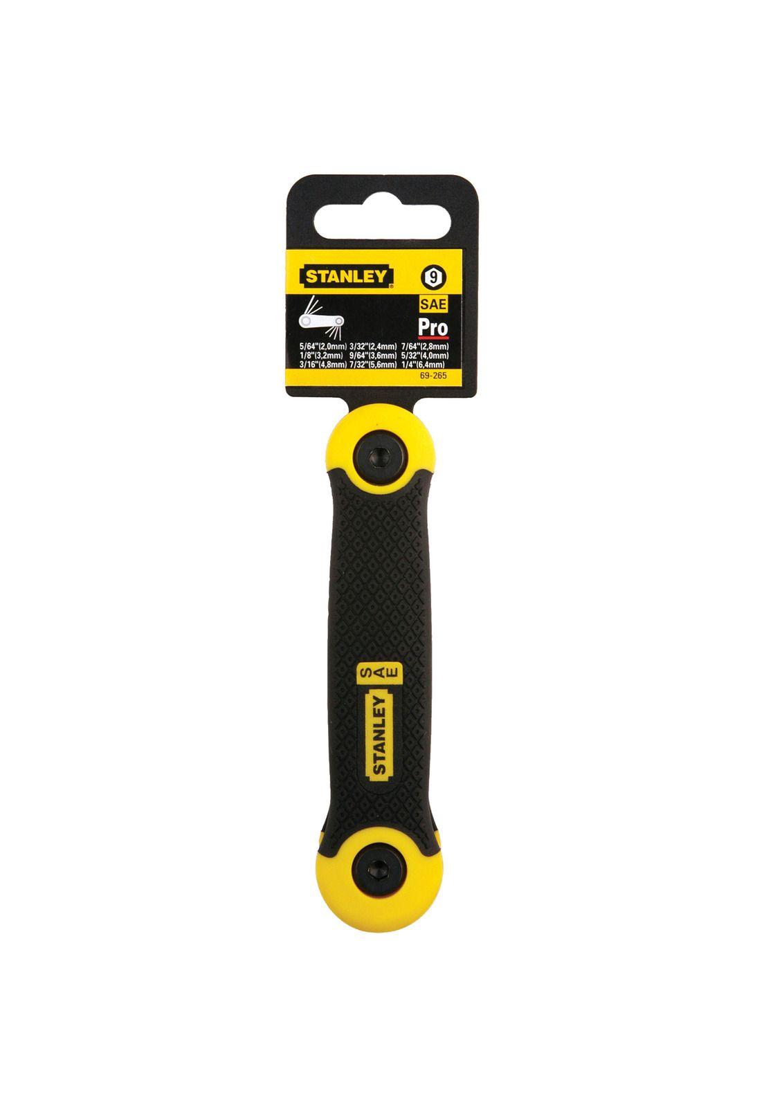 Juego 9 Llaves Allen Hexagonal Pro Sae Stanley 69-265-1