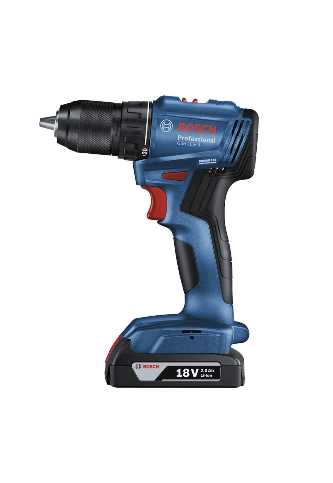 Taladro Atornillador 18V Gsr 185-Li + 2Baterias + Cargador Bosch-1