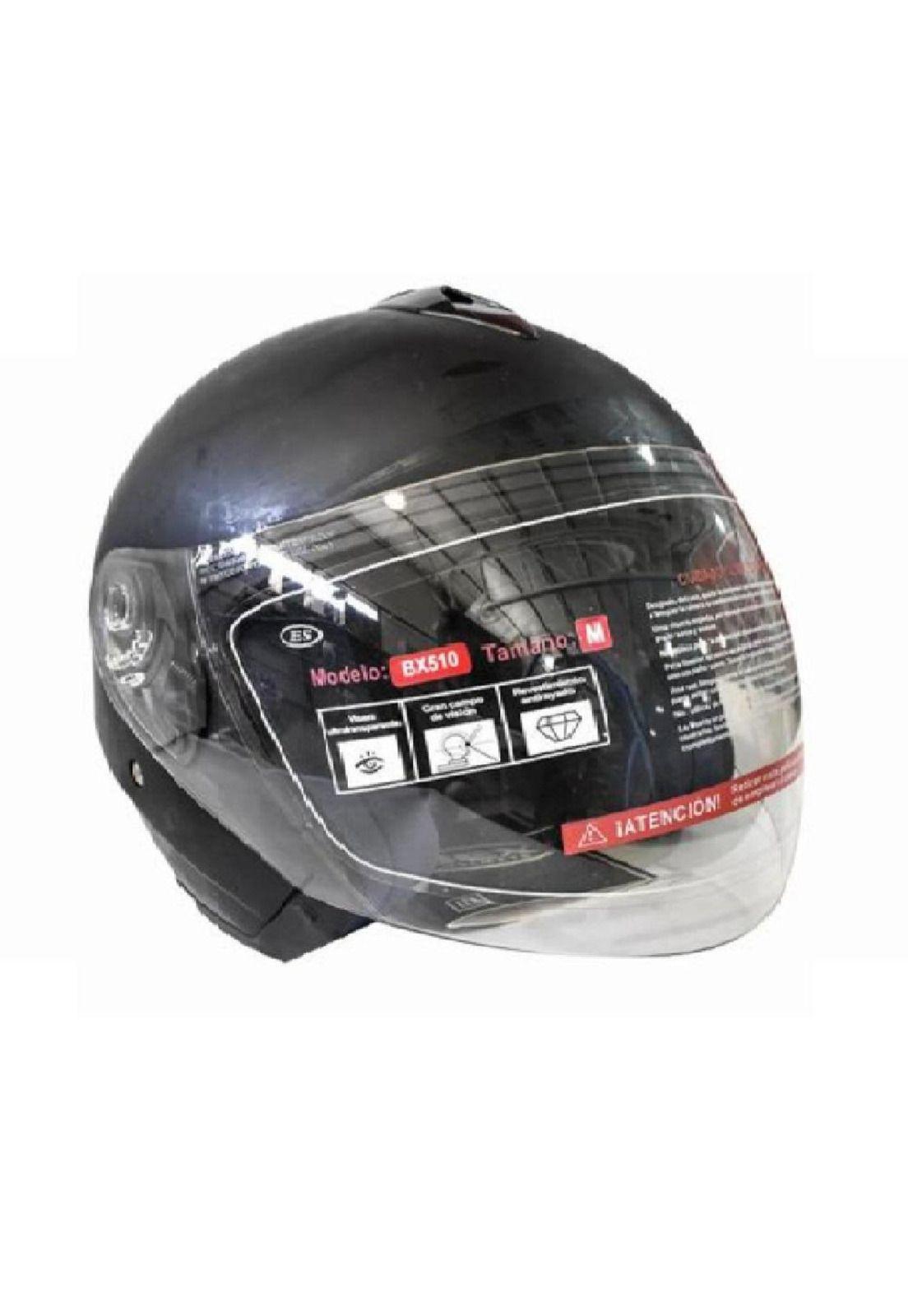 Casco Modelo Full Face Bx510-L-FT Color Flat Black - BX510-L-FT - Bex-0