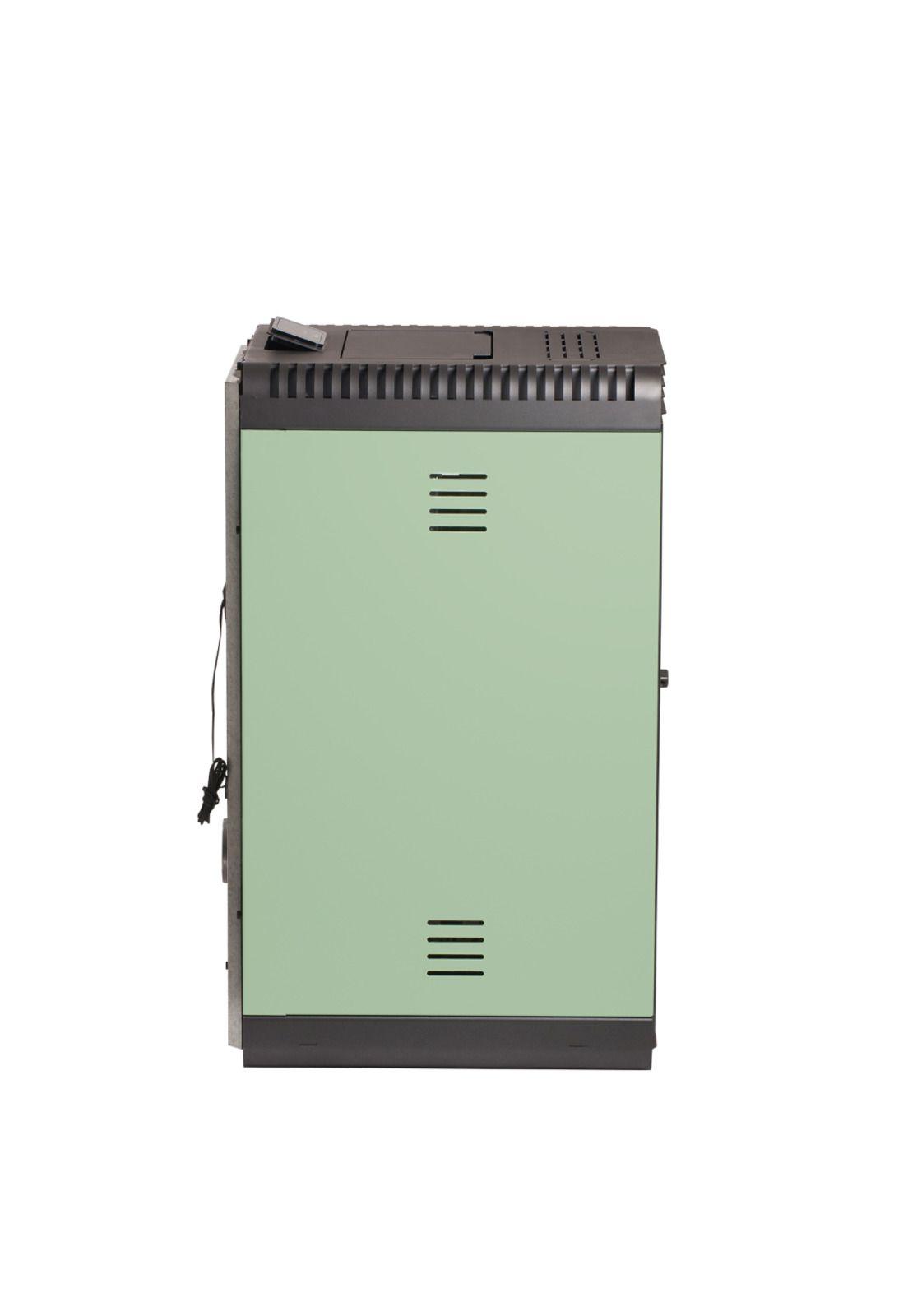 Pack Calefactor a Pellet Hera Verde + Kit de Instalacion Interior Bosca-3