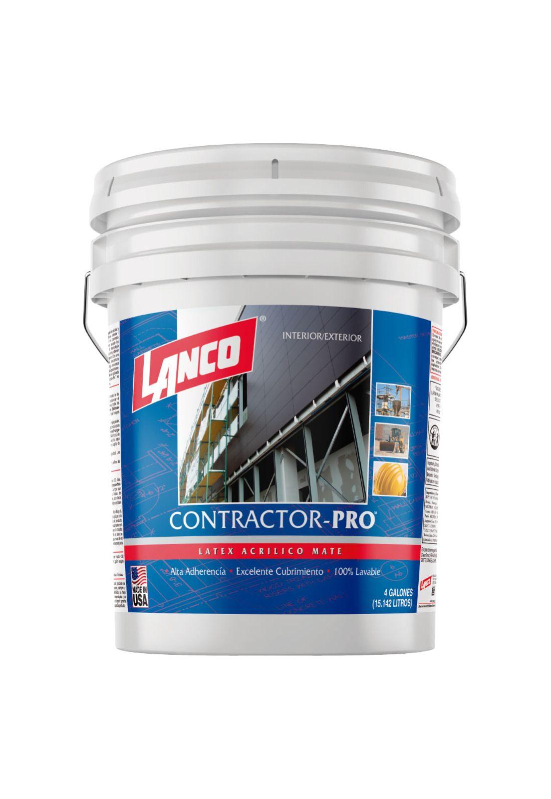 LATEX CONTRACTOR PRO BCO INV 4GL-0