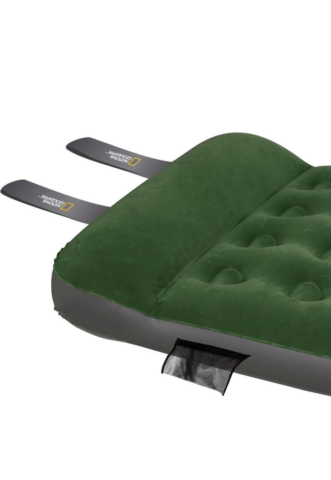 COLCHÓN INFLABLE CON INFLADOR DE PIE NATIONAL GEOGRAPHIC-1