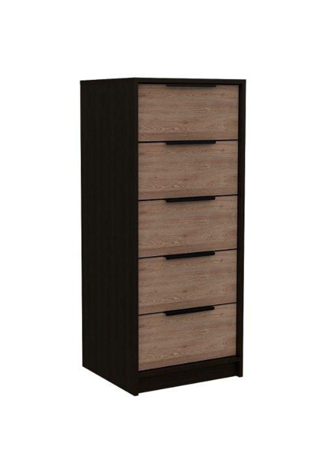 Closet 2 P + Comoda 5 Cajones. Miel. Tuhome-1