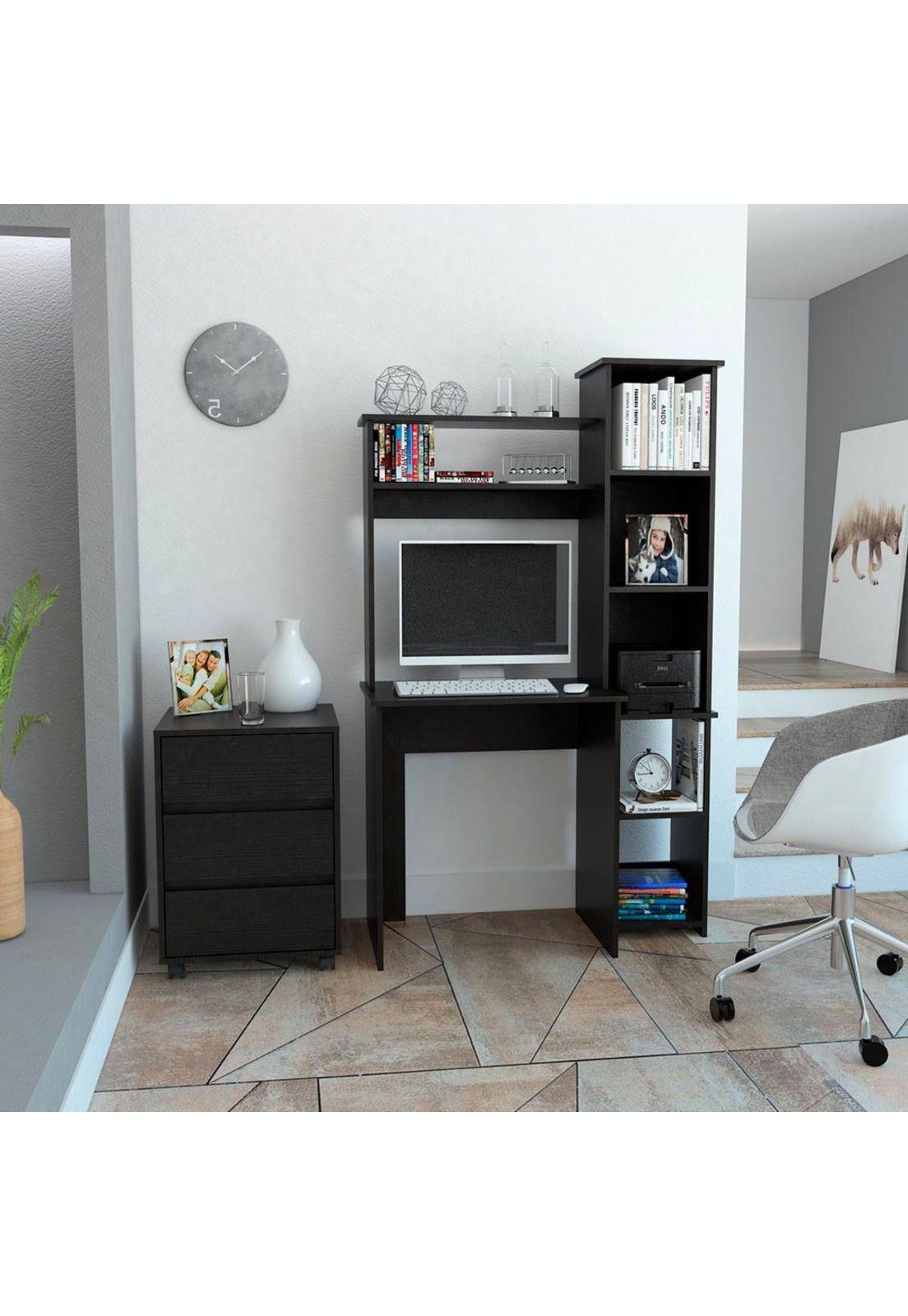 COMBO OFFICE 18 ESCRITORIO + ARCHIVADOR - WENGUE-0